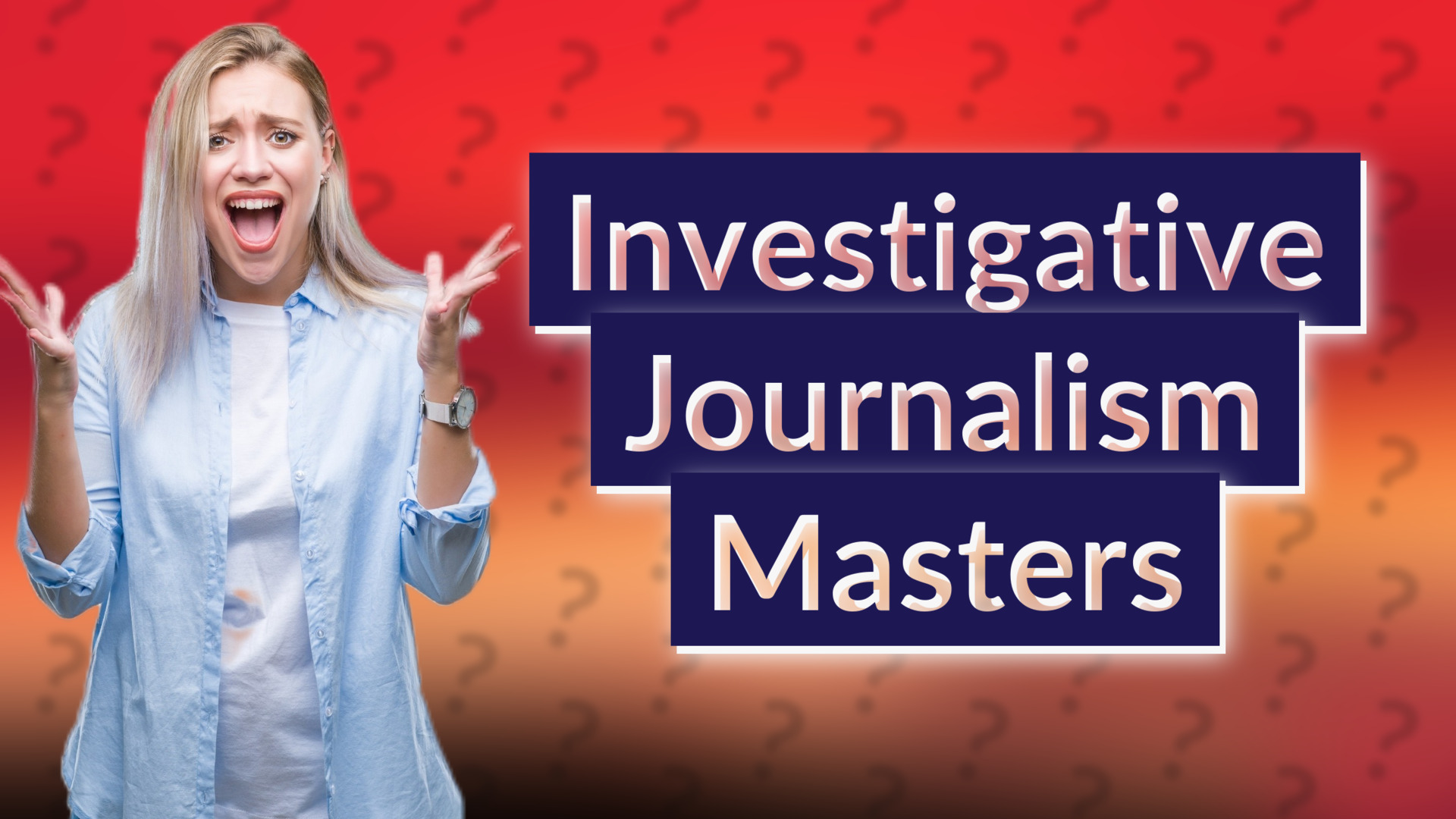 Investigative Journalism Masters