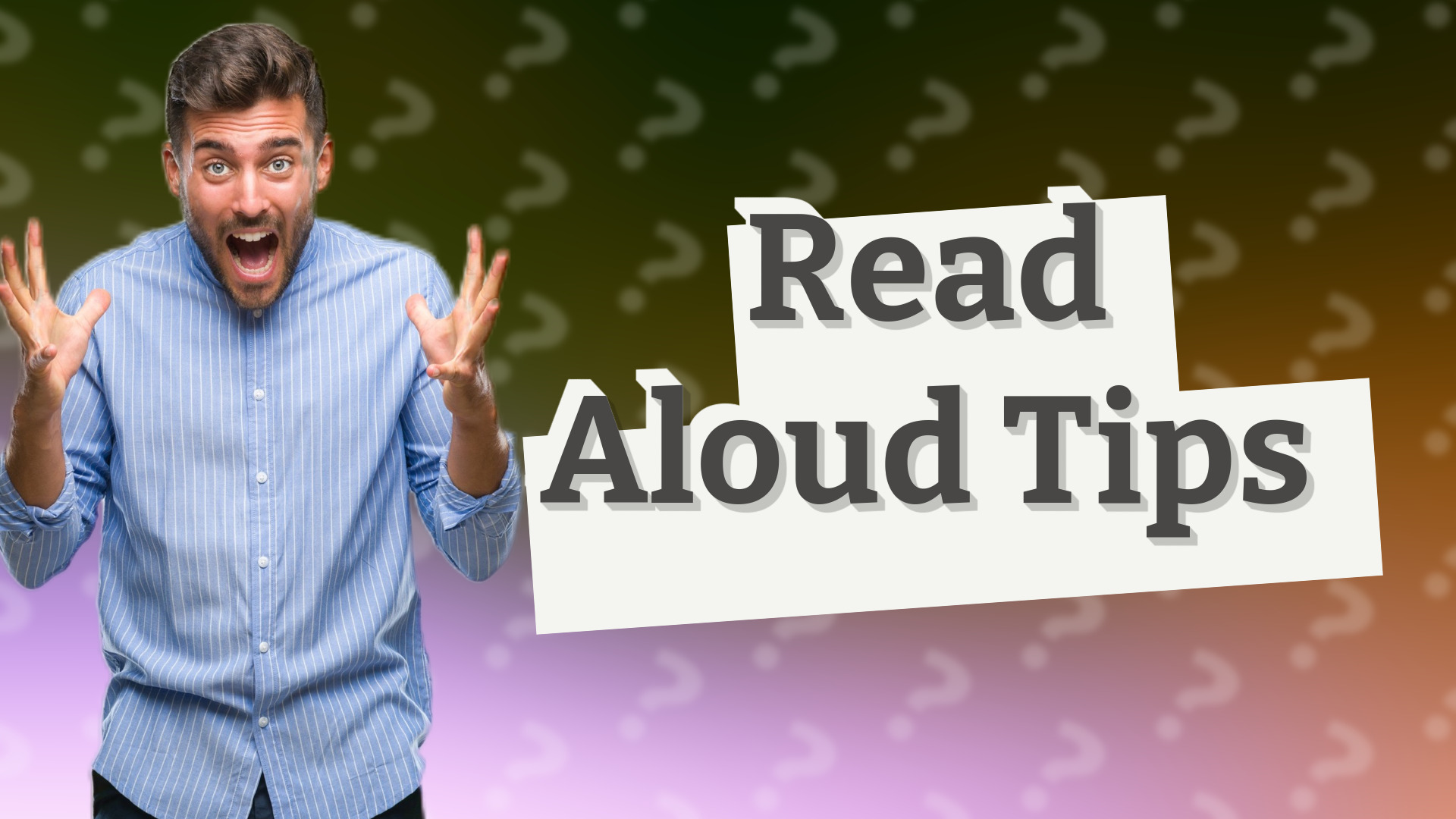 Read Aloud Tips