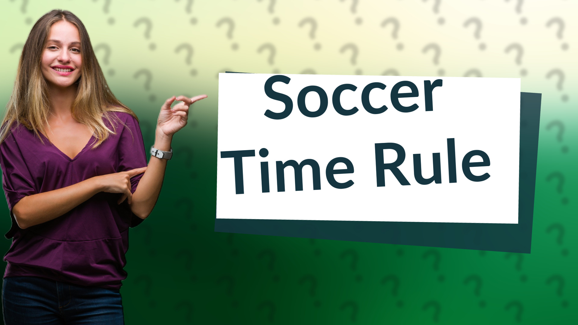 Soccer Time Rule