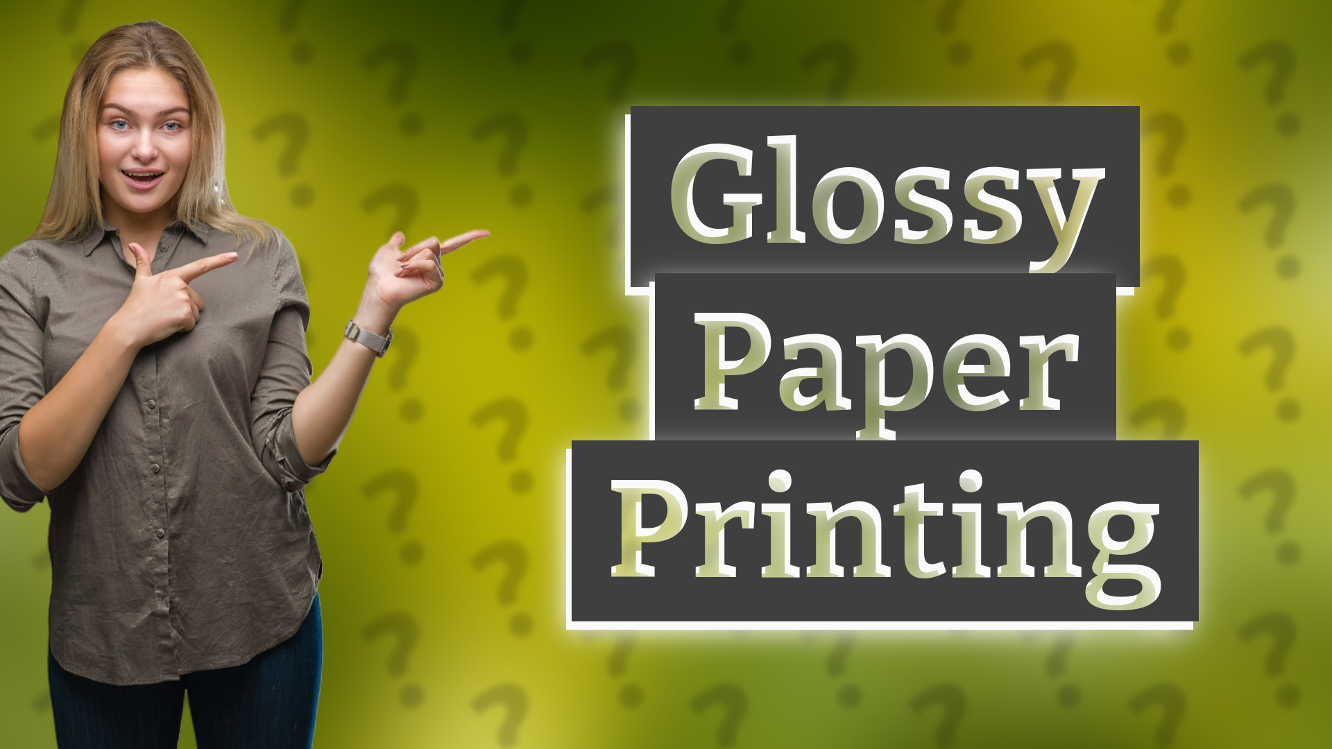 Glossy Paper Printing