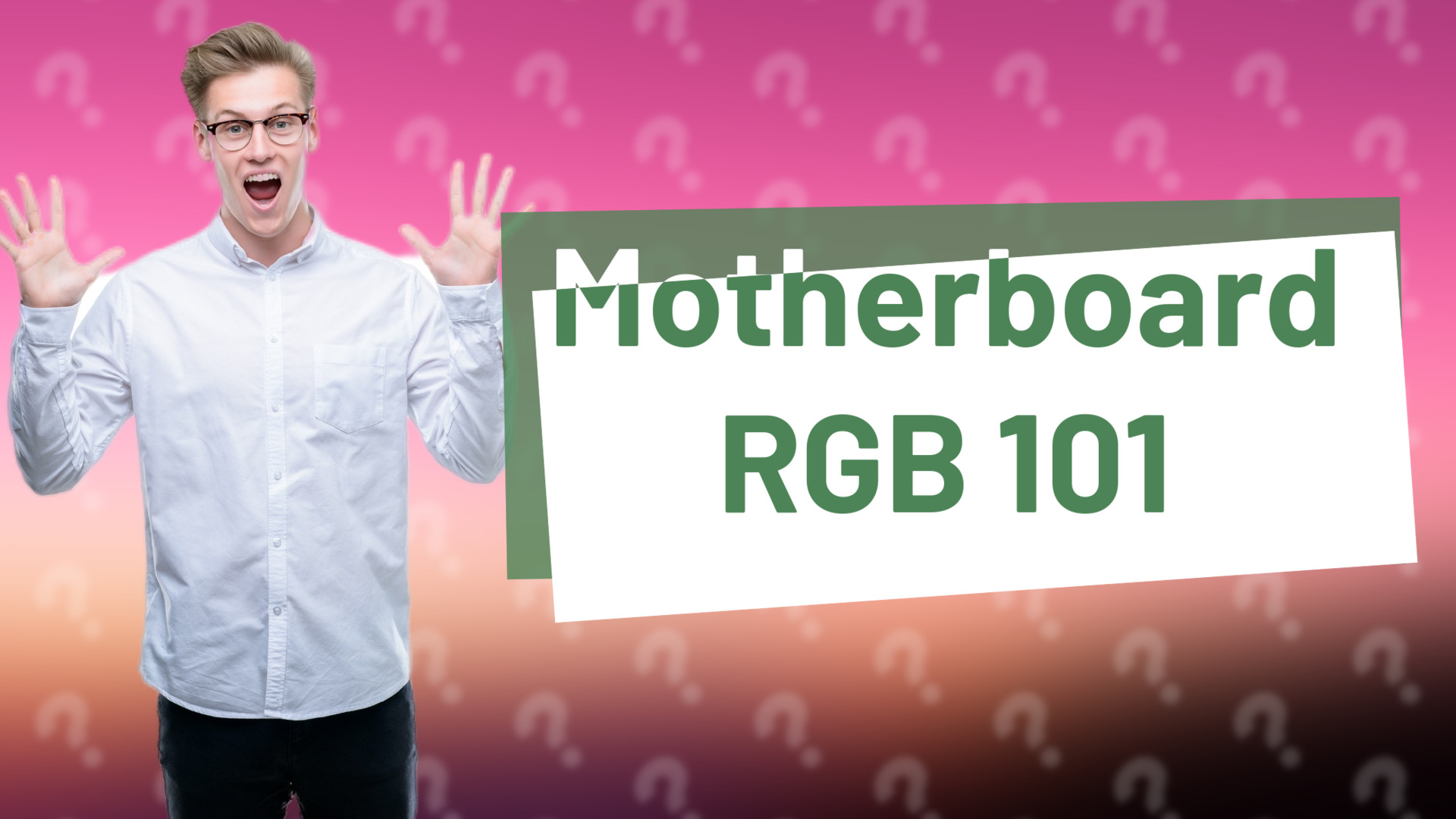Motherboard RGB 101