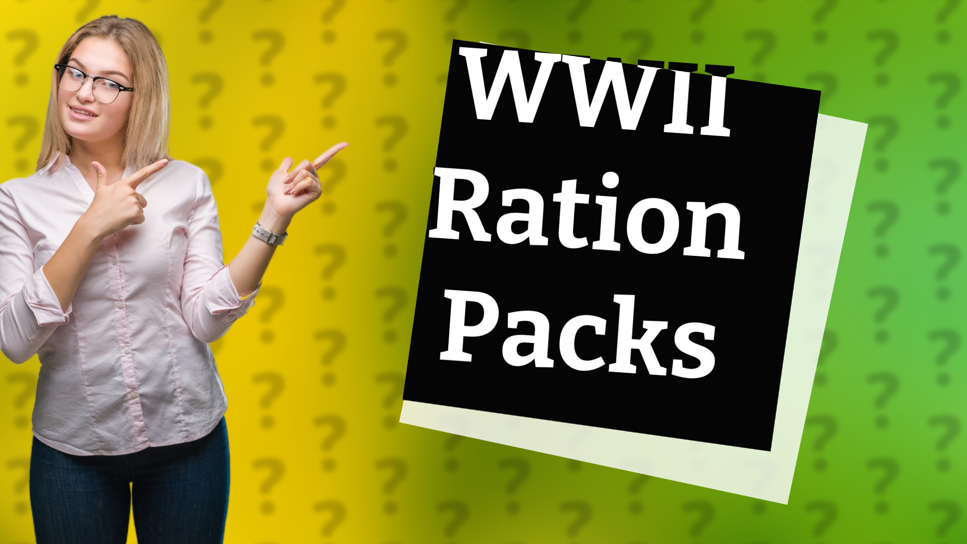 WWII Ration Packs