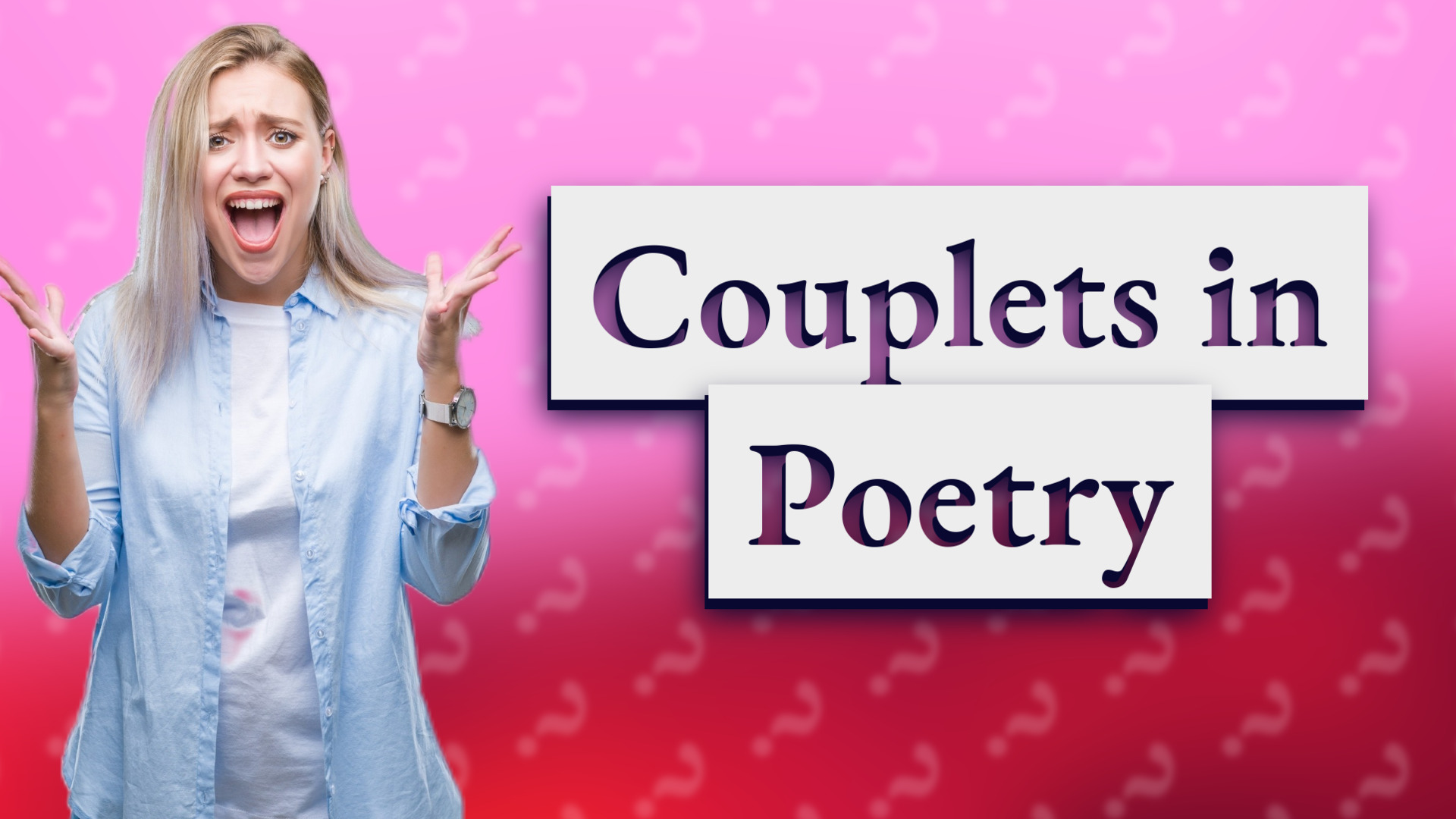 Couplets in Poetry