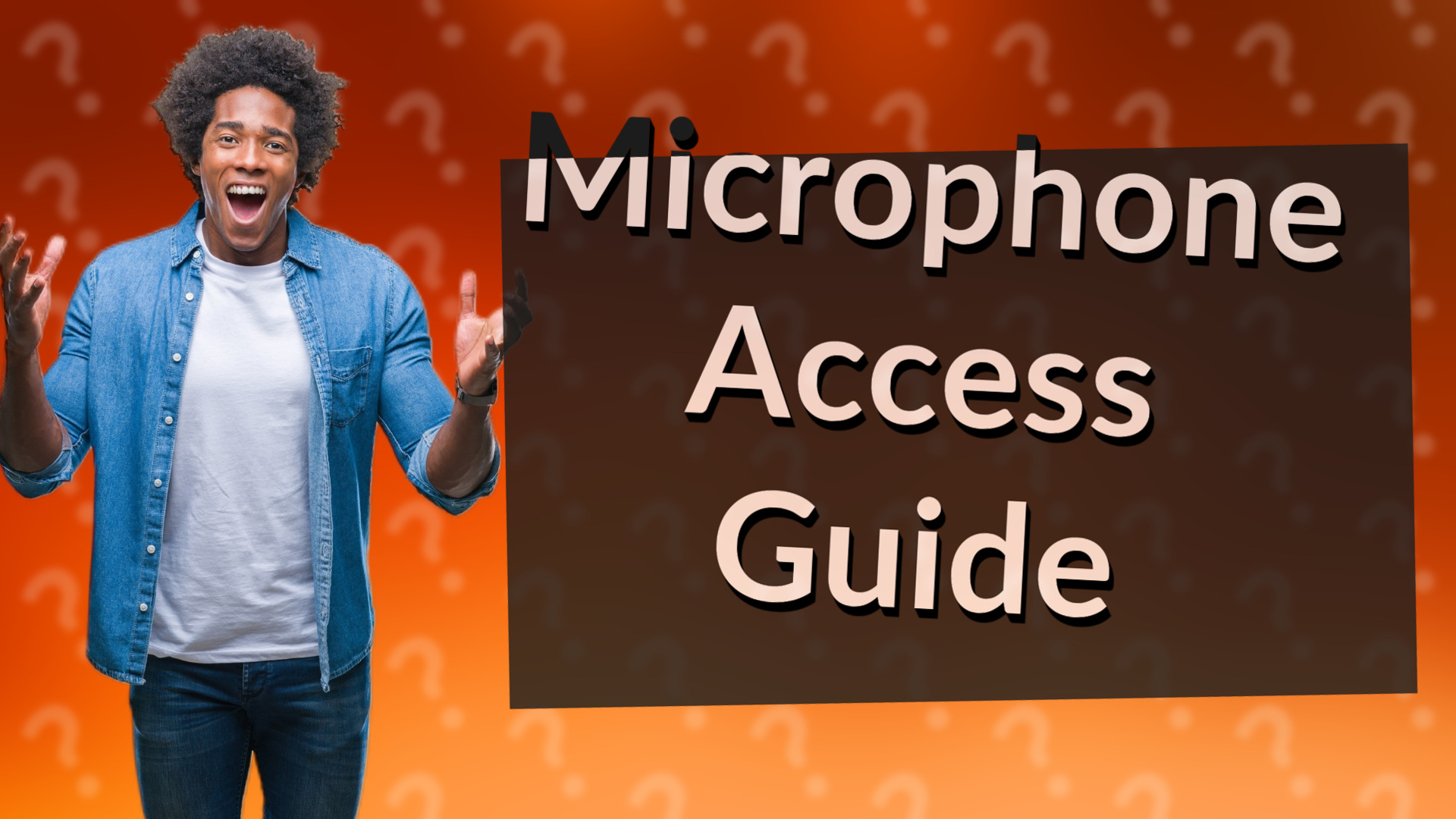 Microphone Access Guide