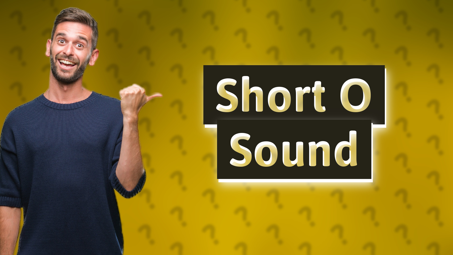 Short O Sound