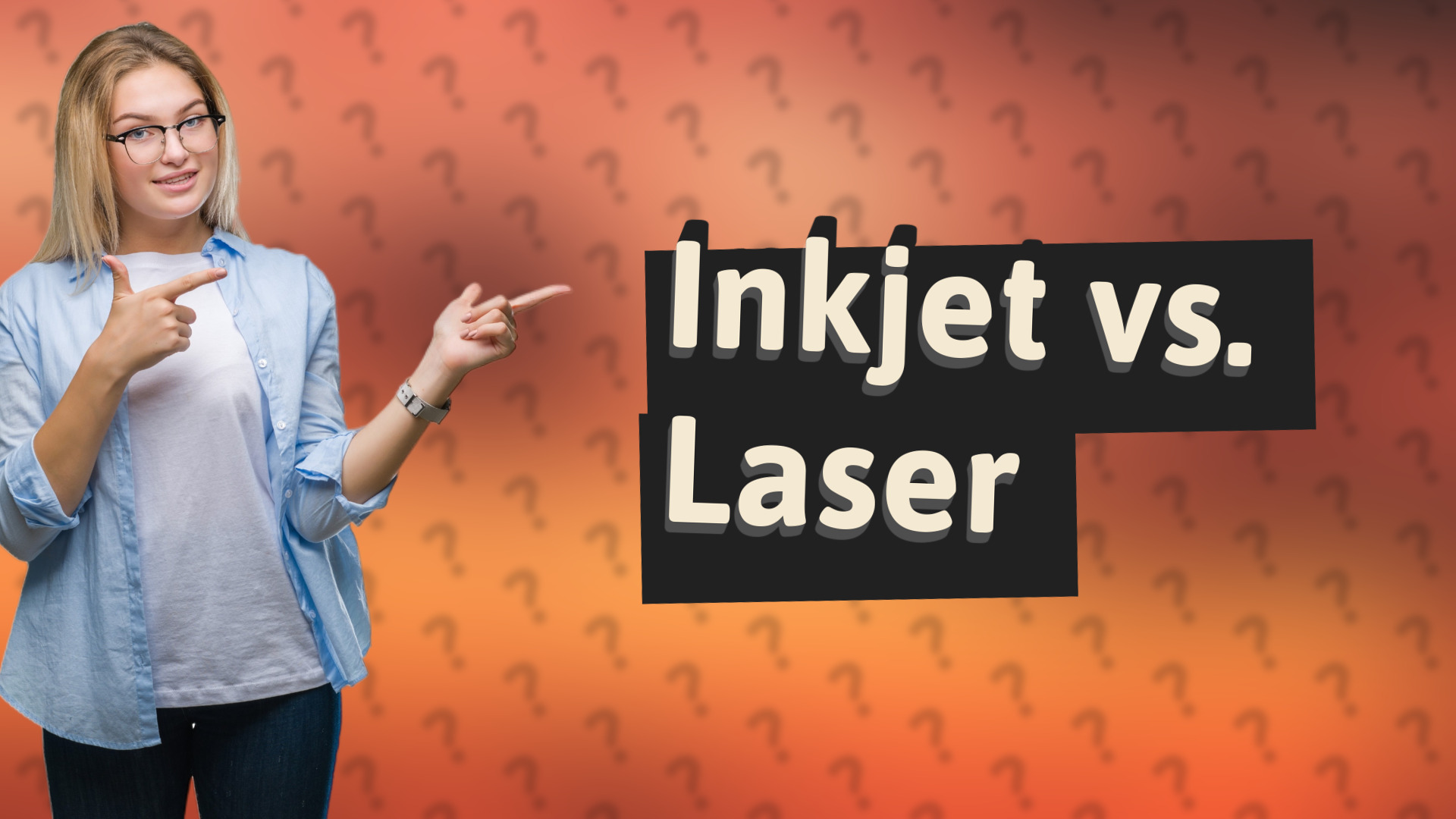 Inkjet vs. Laser
