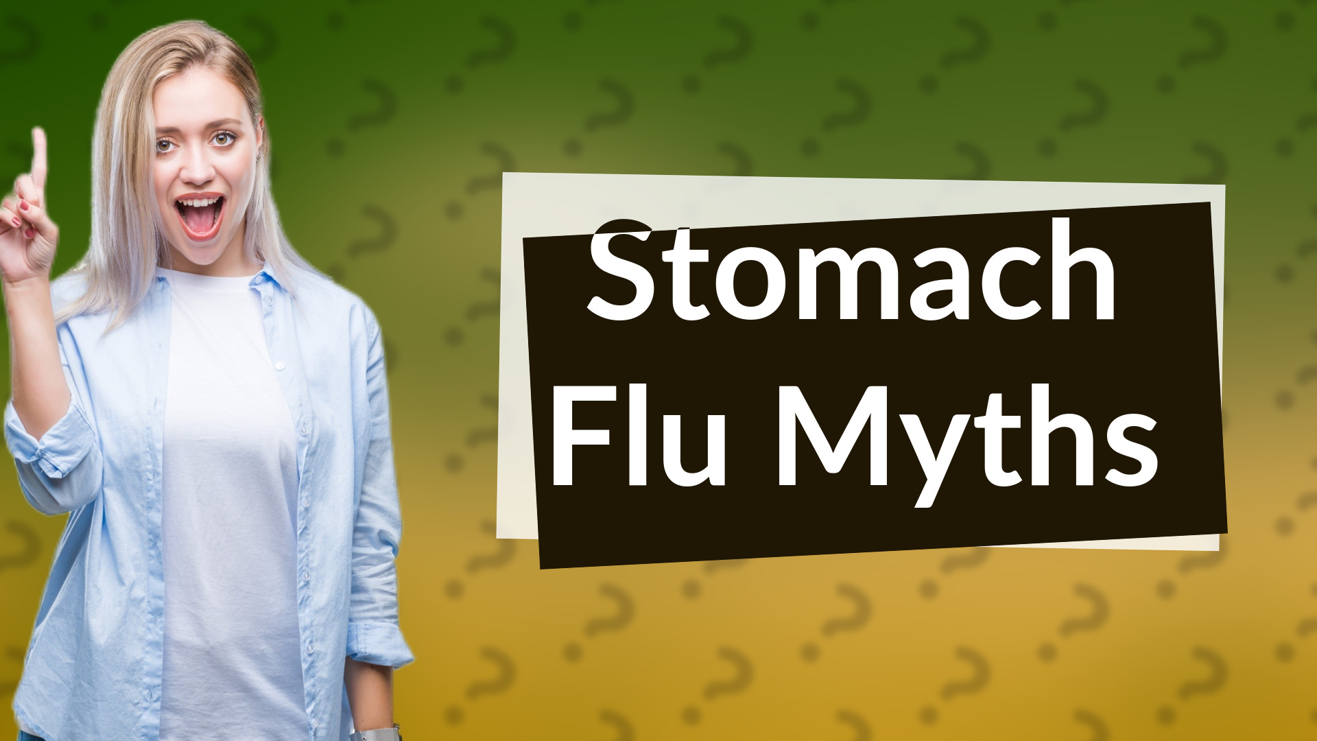 Stomach Flu Myths