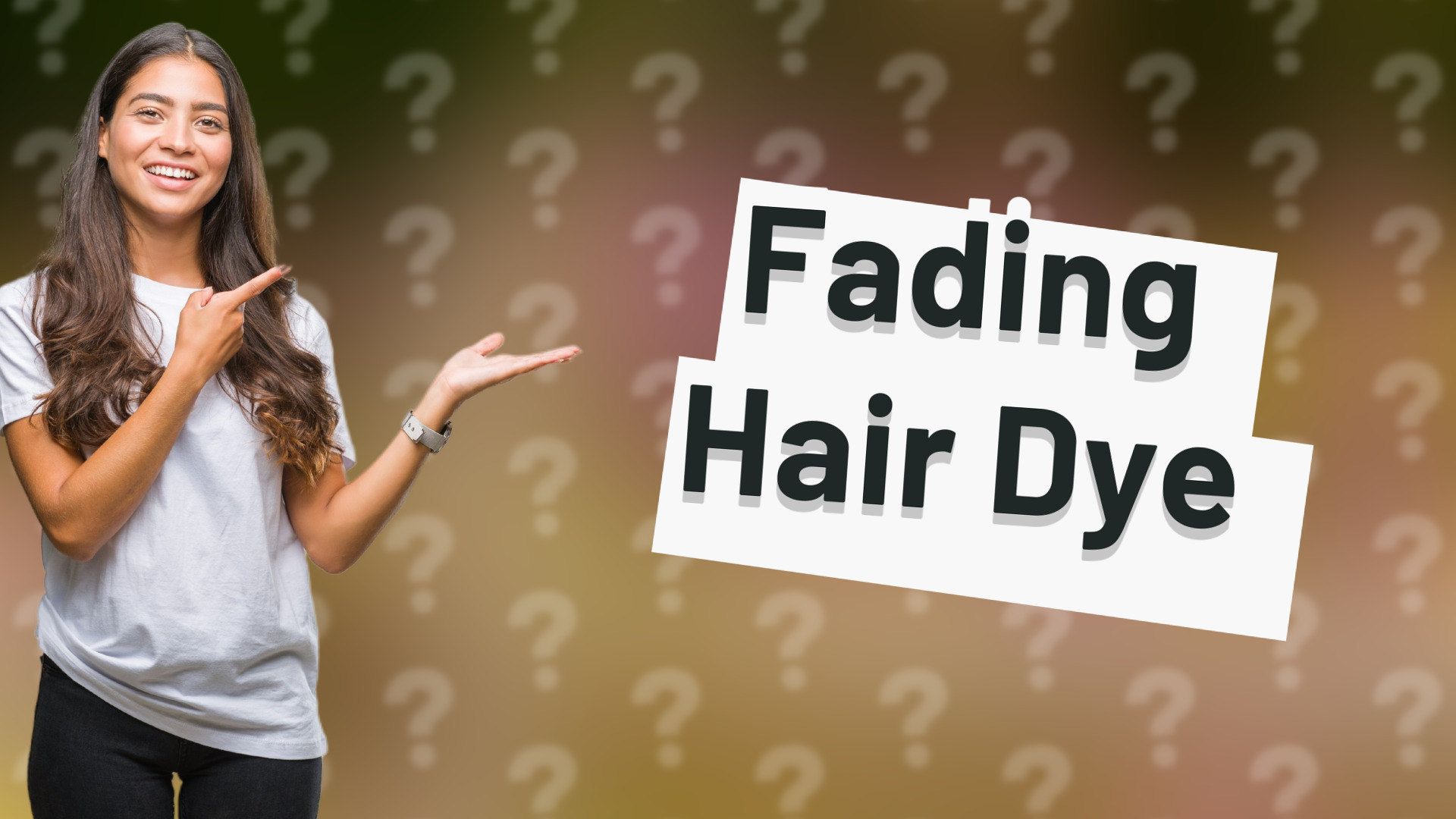 Fading Hair Dye