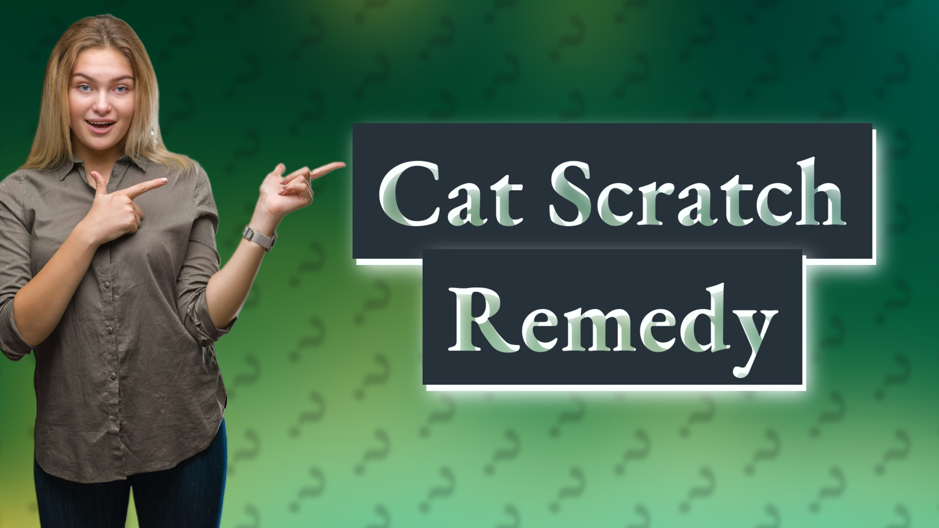 Cat Scratch Remedy