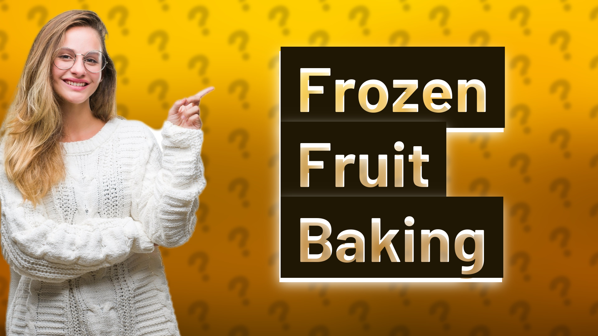 Frozen Fruit Baking