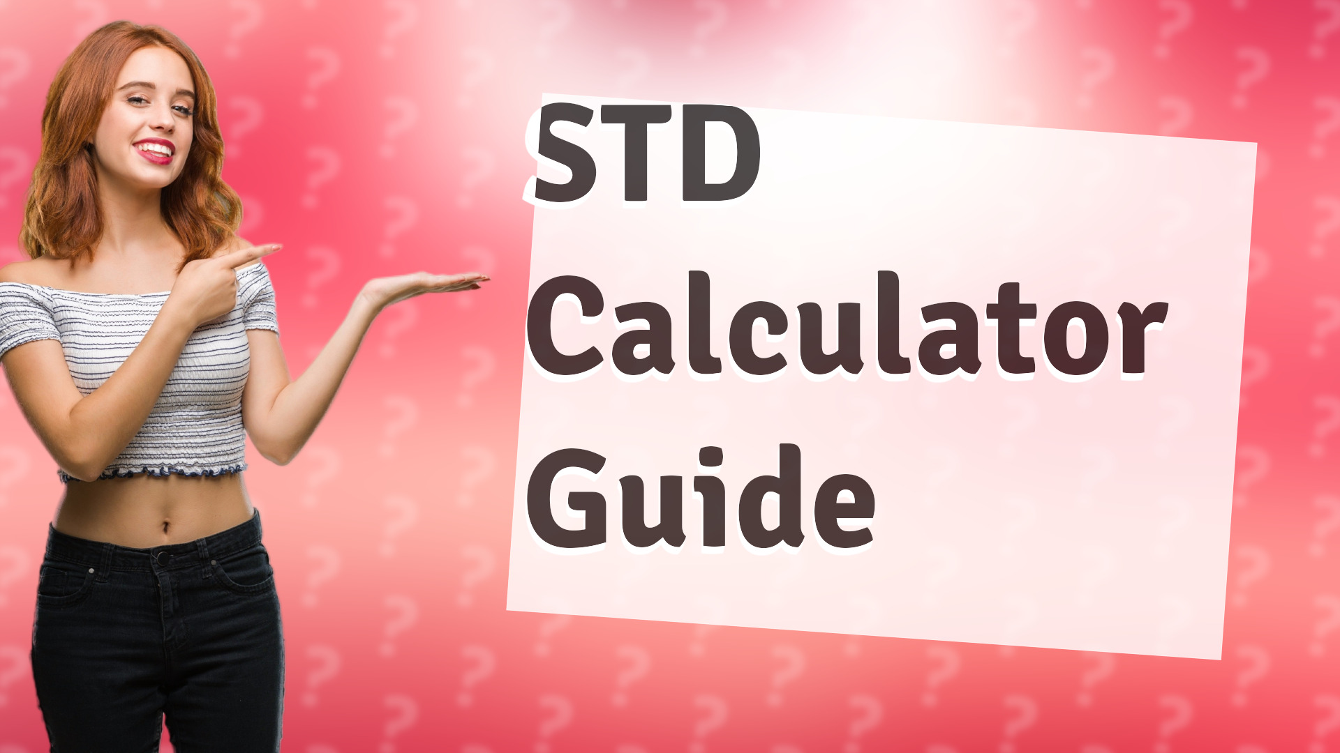 STD Calculator Guide