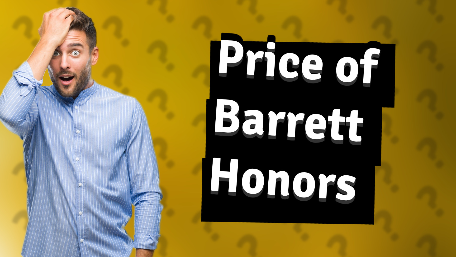 Price of Barrett Honors