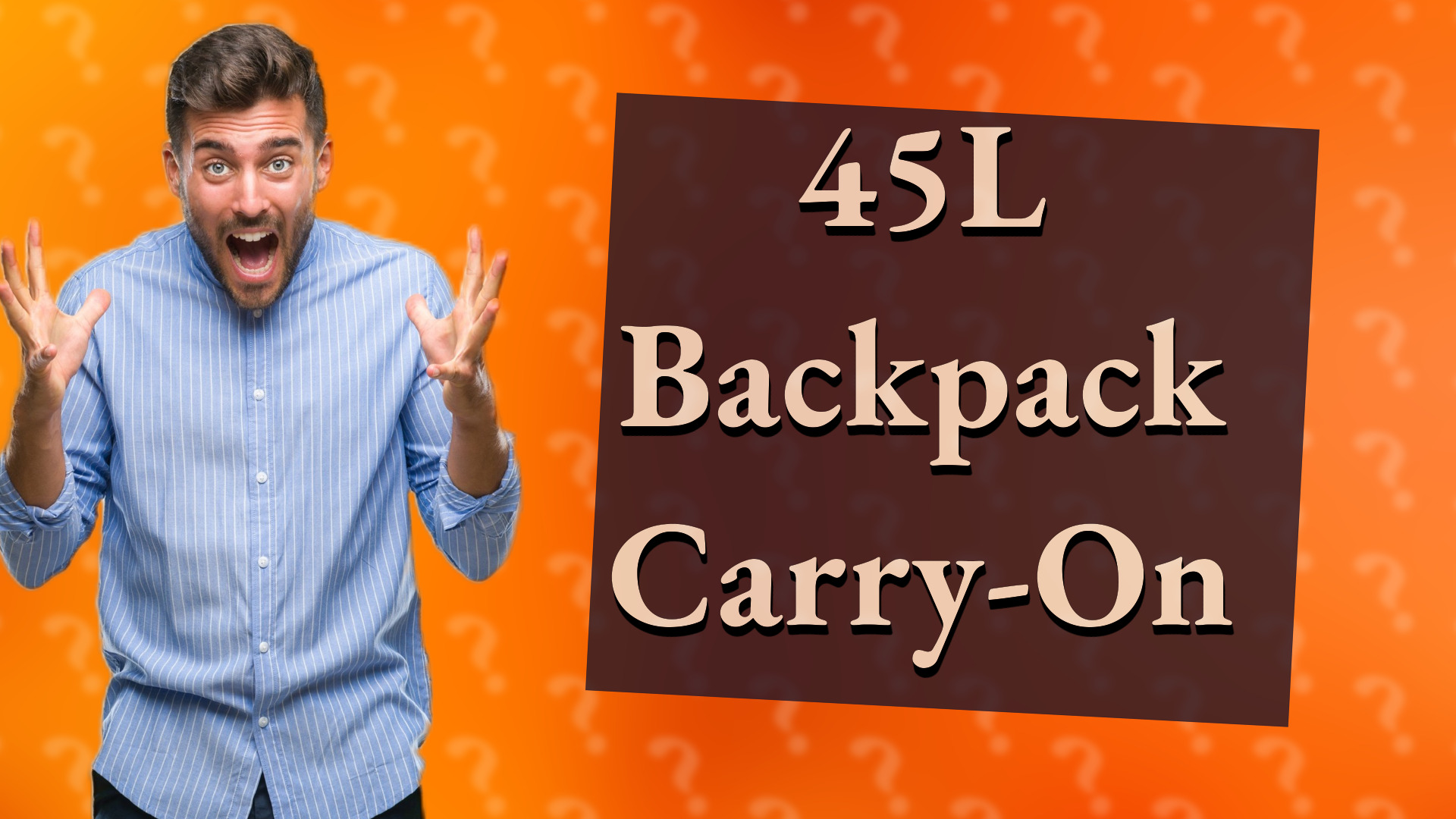 45L Backpack Carry-On