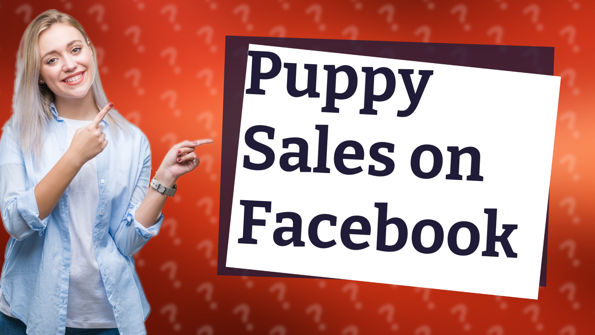Puppy Sales on Facebook