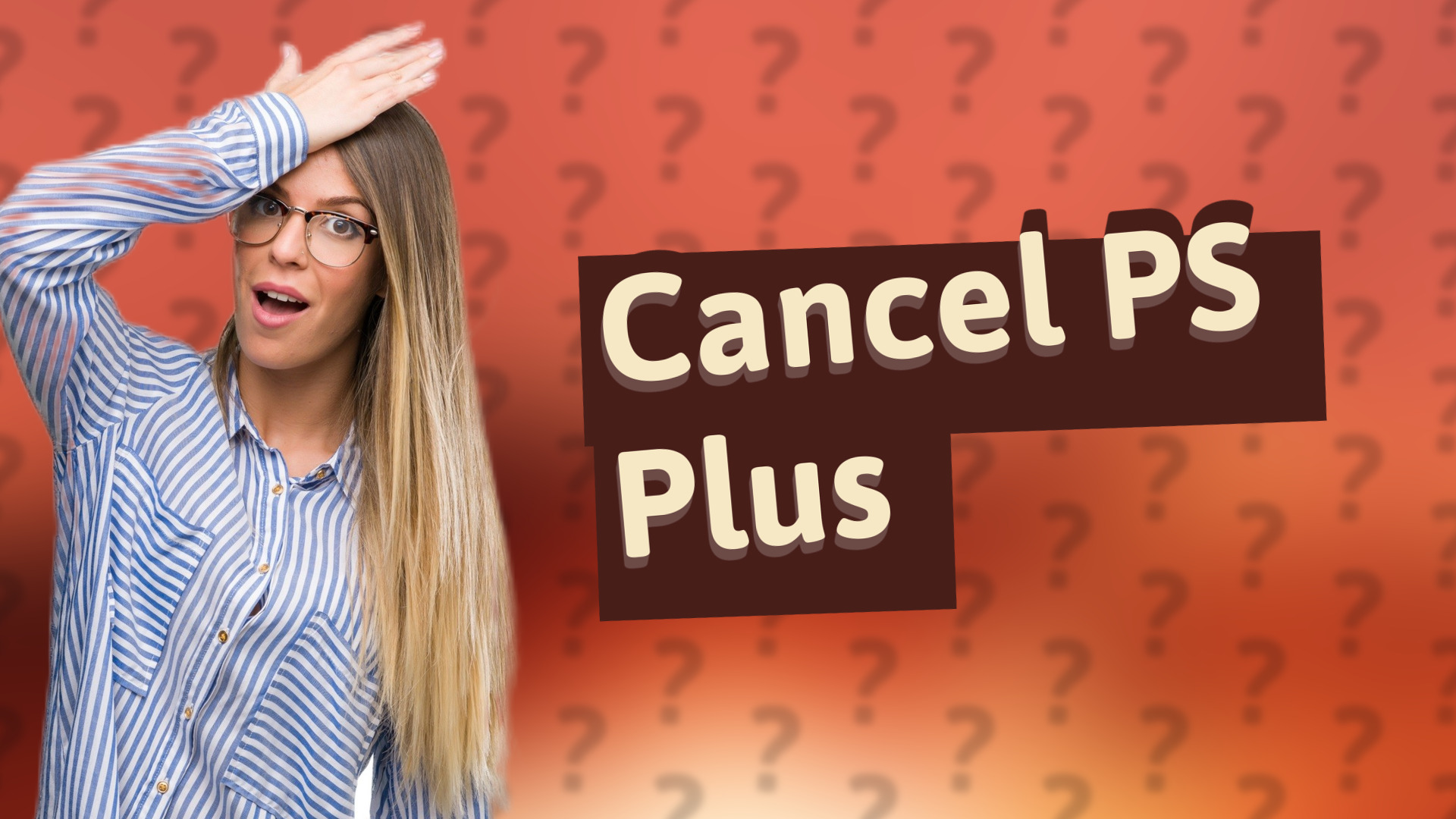 Cancel PS Plus