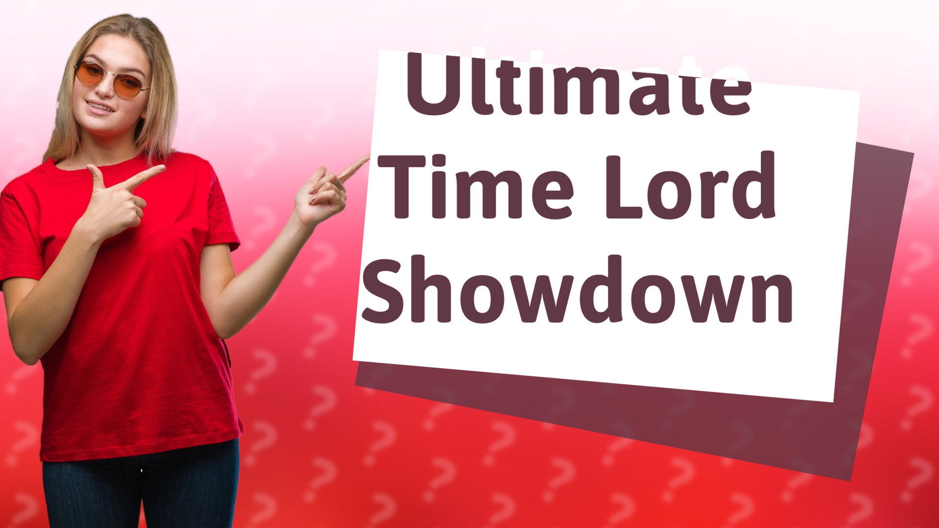 Ultimate Time Lord Showdown
