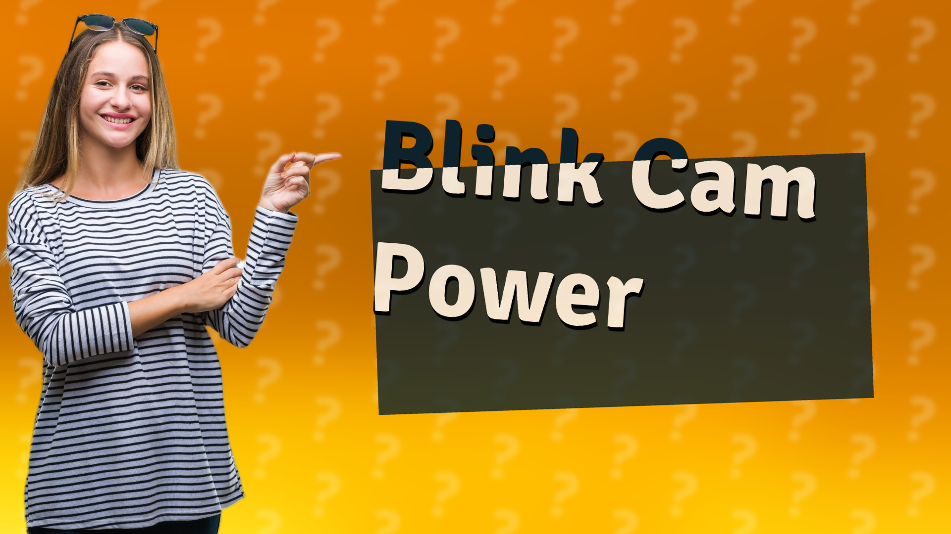 Blink Cam Power