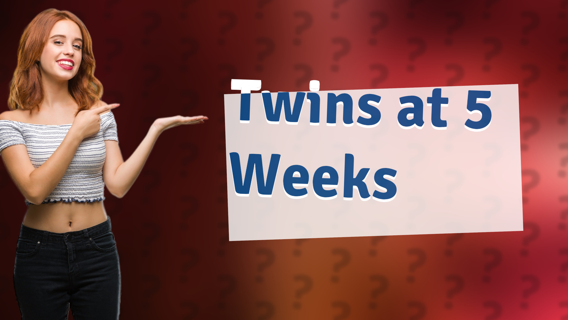Twins at 5 Weeks