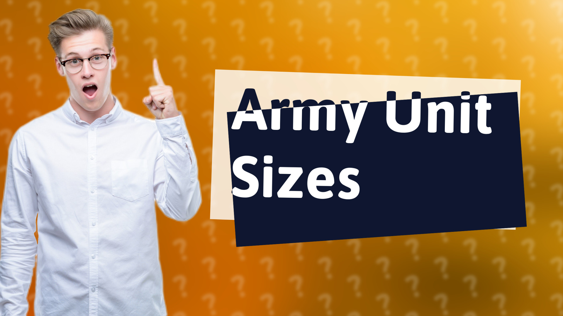 Army Unit Sizes