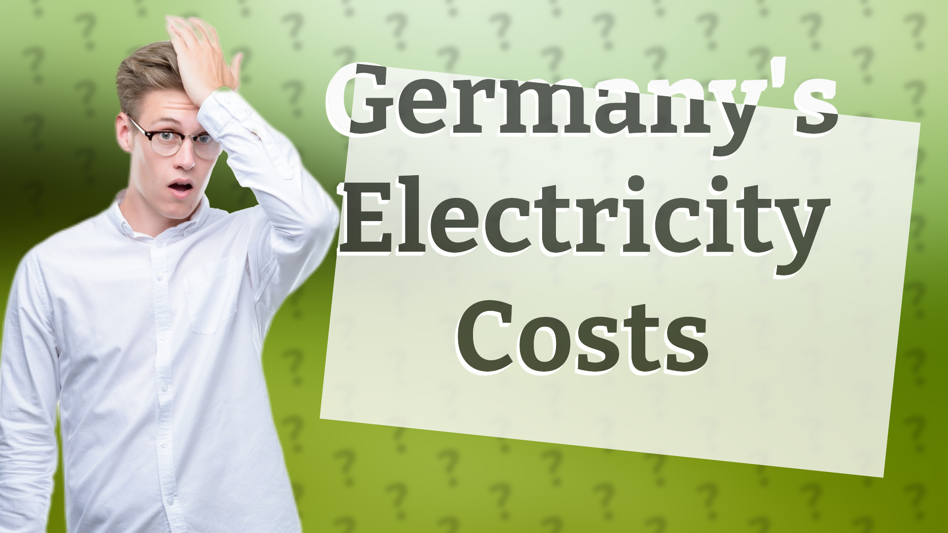 Germany's Electricity Costs