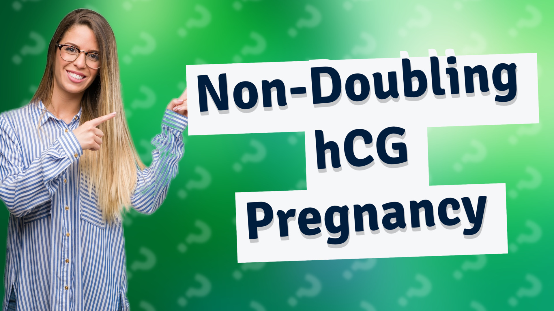 Non-Doubling hCG Pregnancy