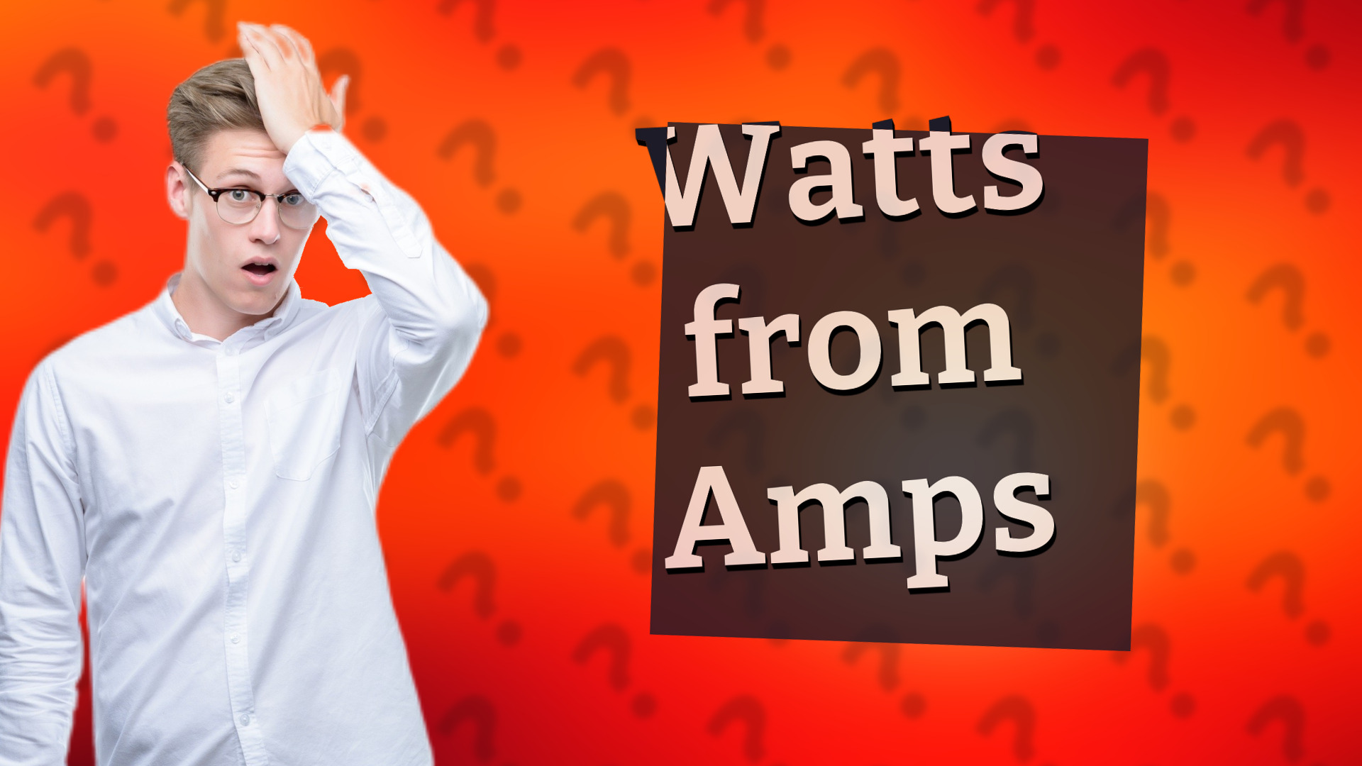 Watts from Amps