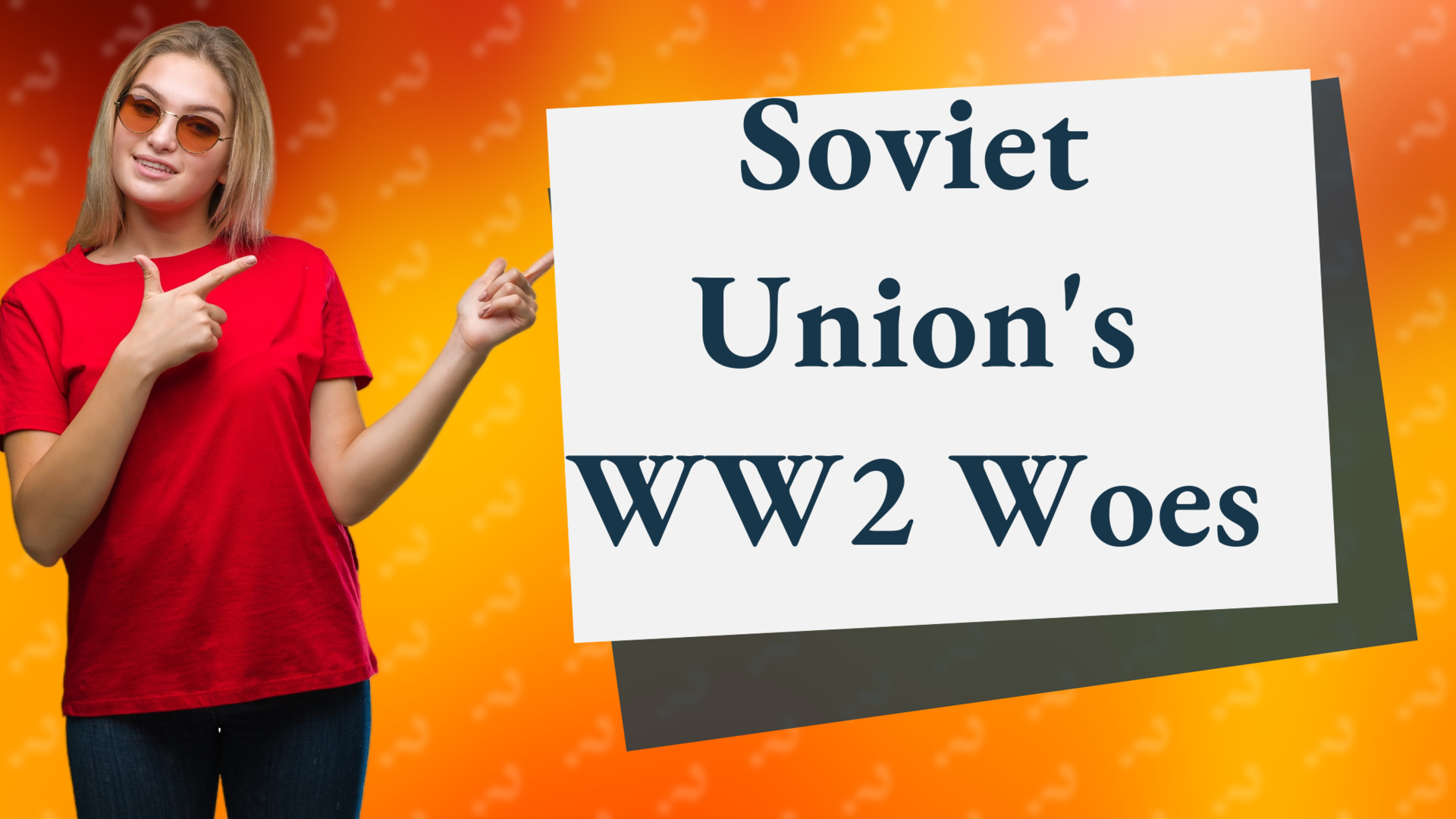 Soviet Union's WW2 Woes