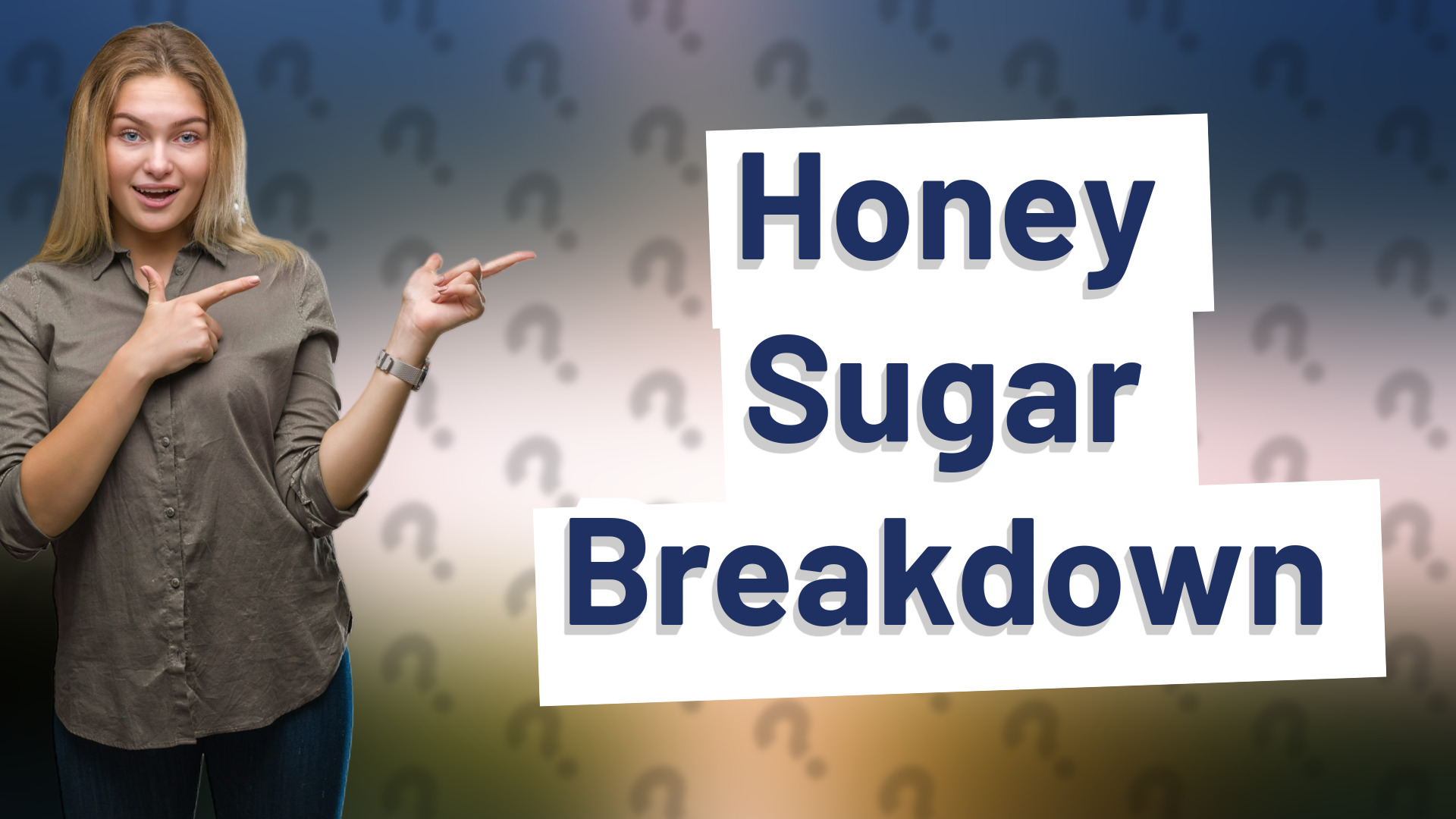 Honey Sugar Breakdown