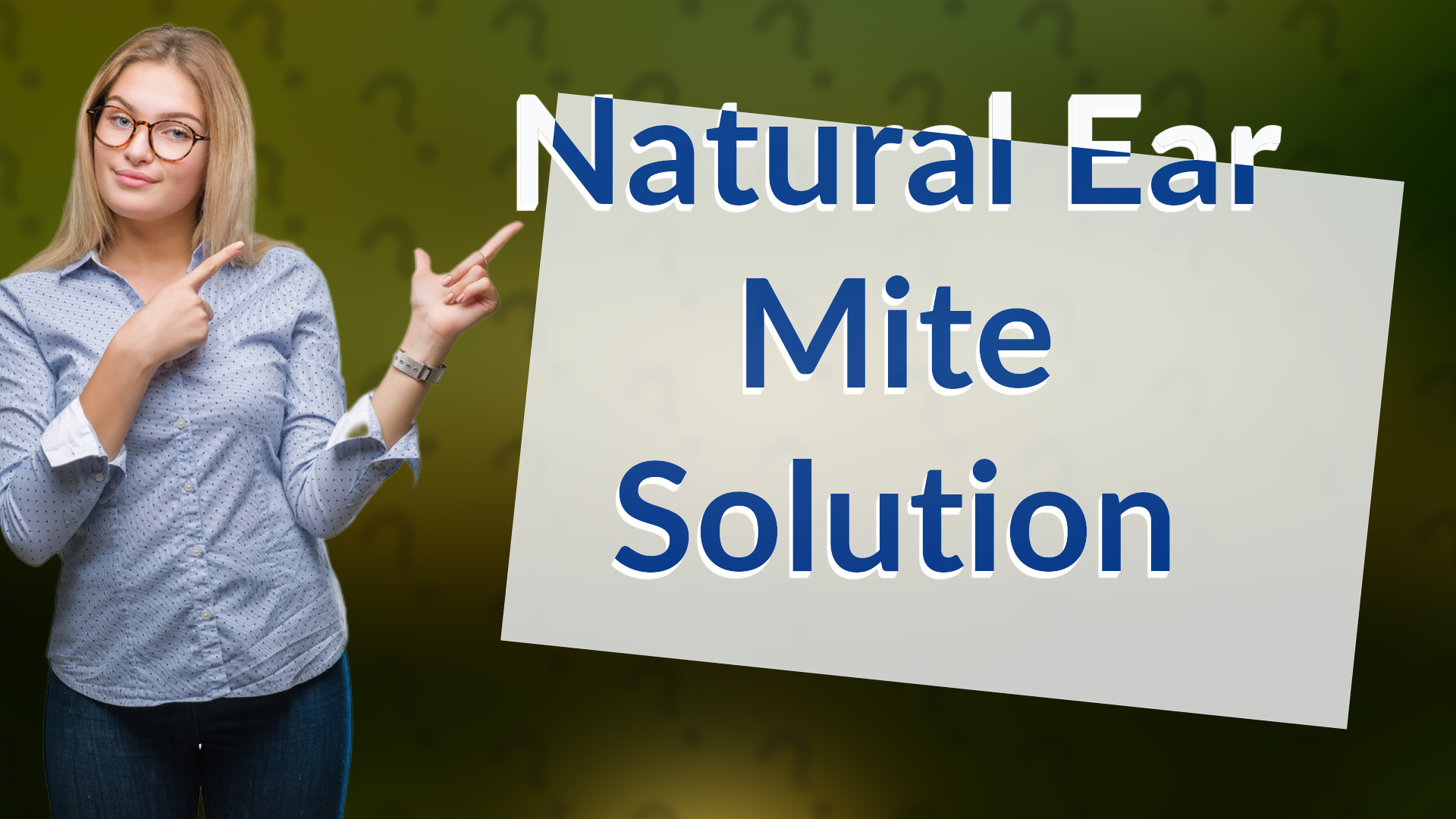 Natural Ear Mite Solution
