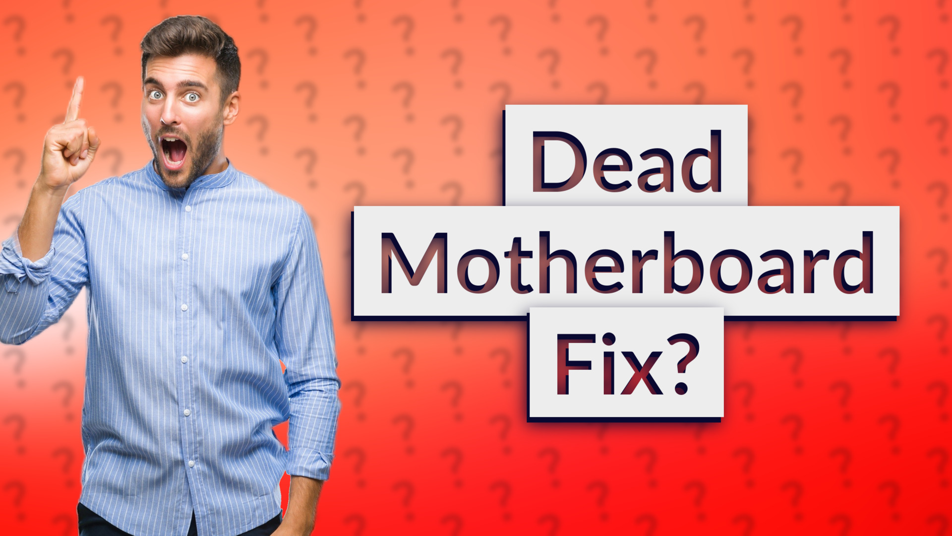 Dead Motherboard Fix?