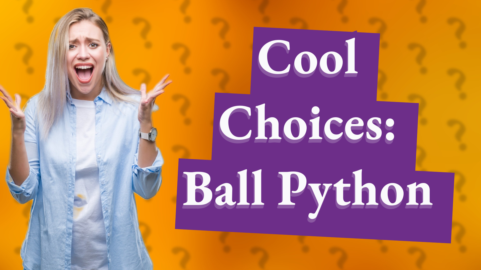 Cool Choices: Ball Python