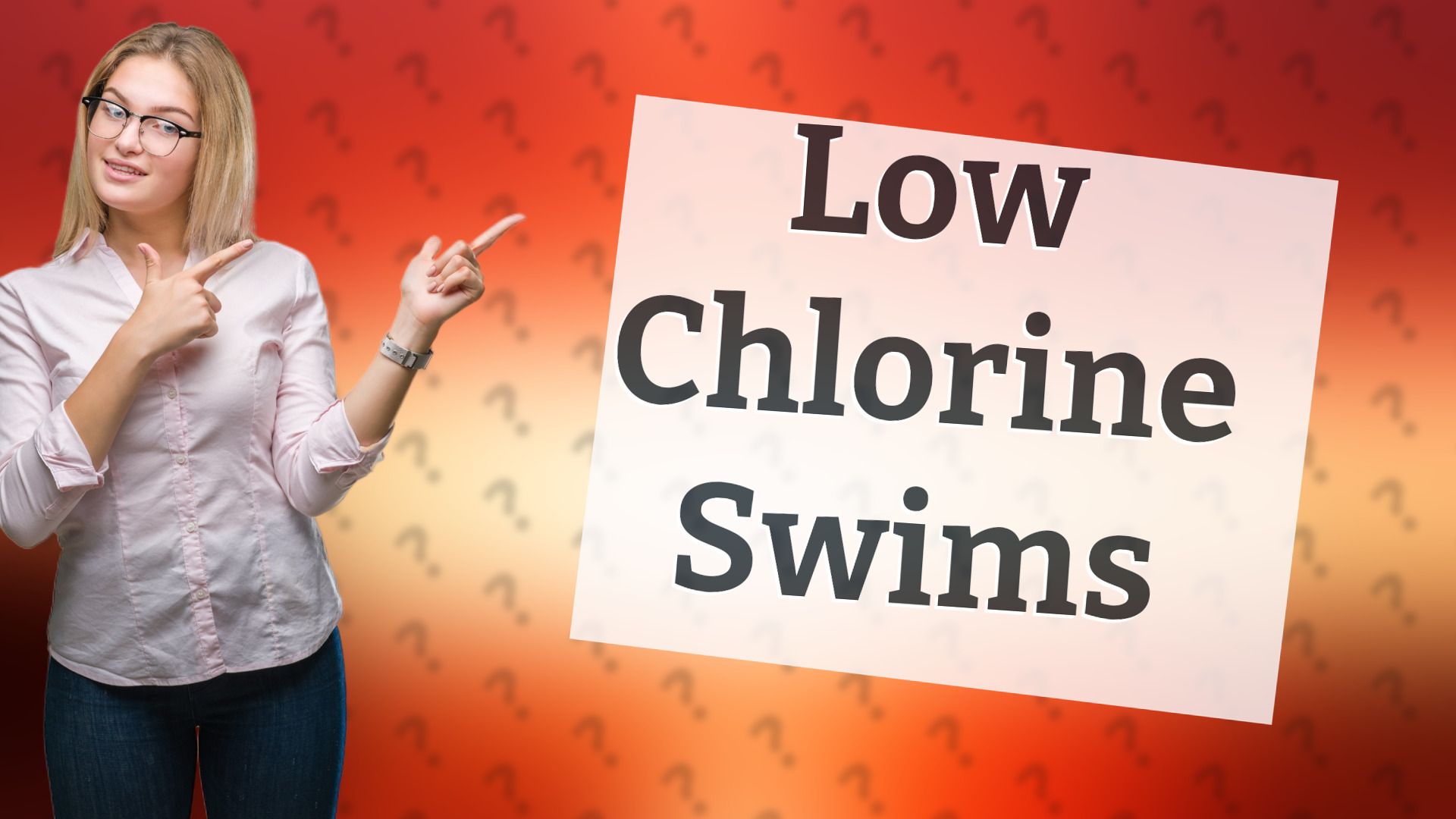 Low Chlorine Swims