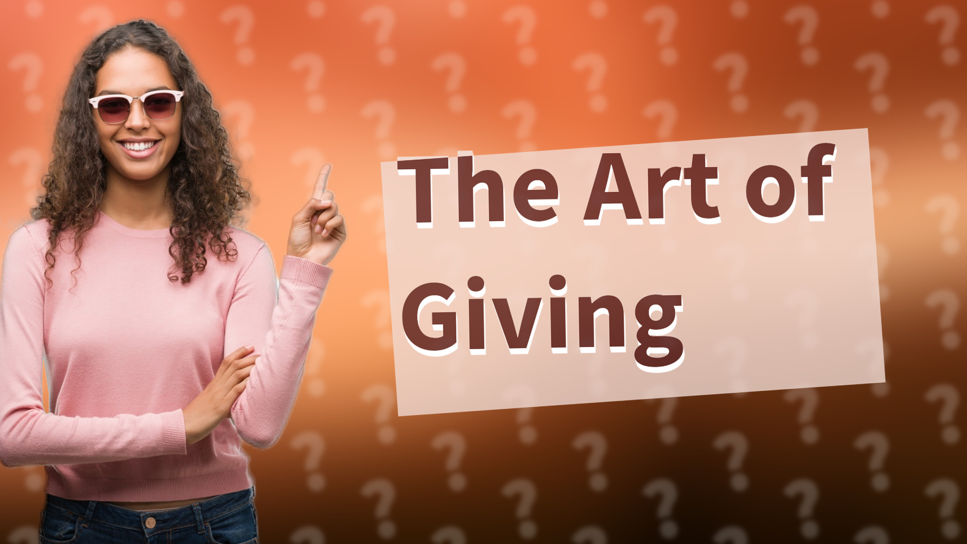 The Art of Giving