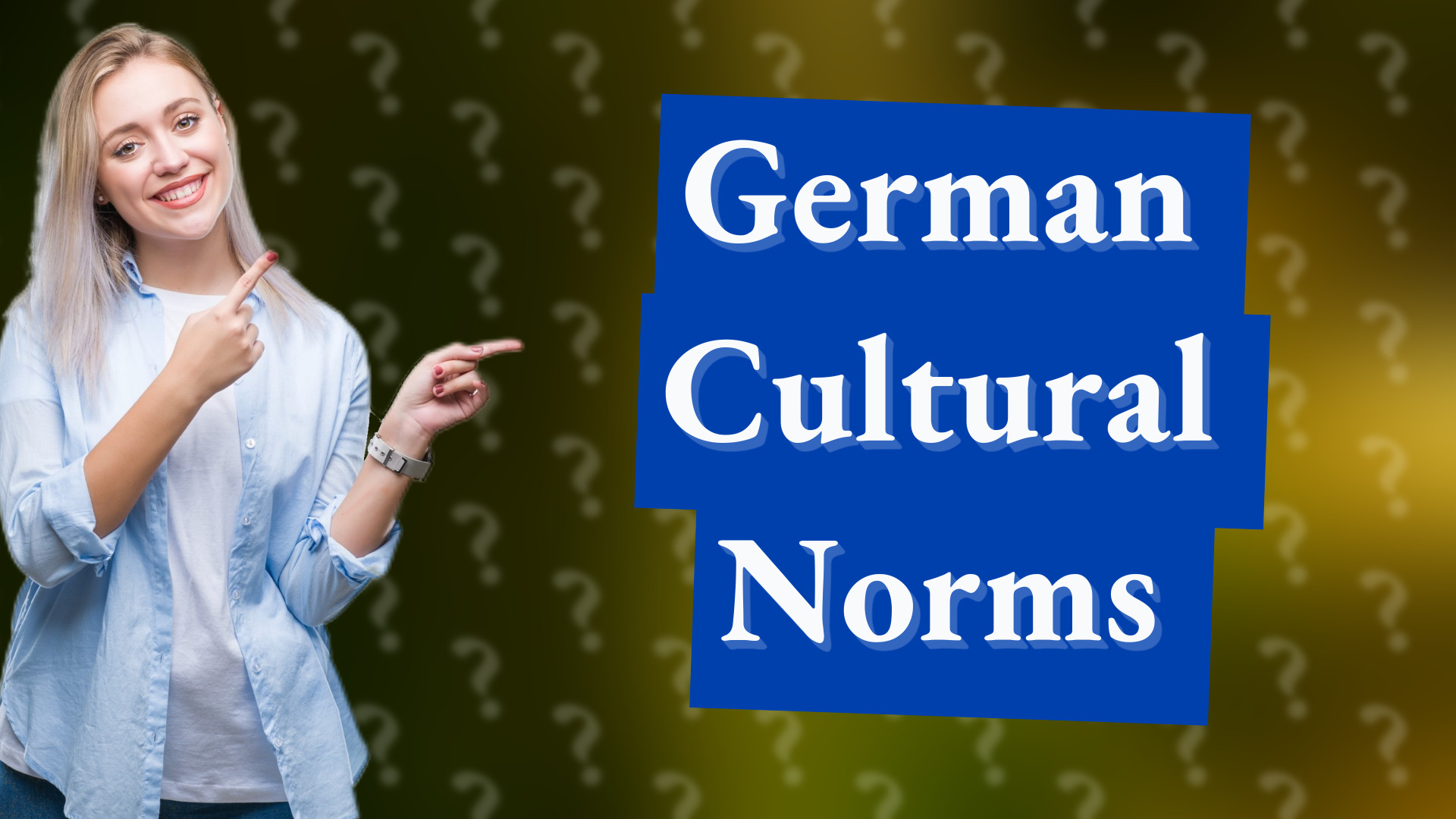 German Cultural Norms