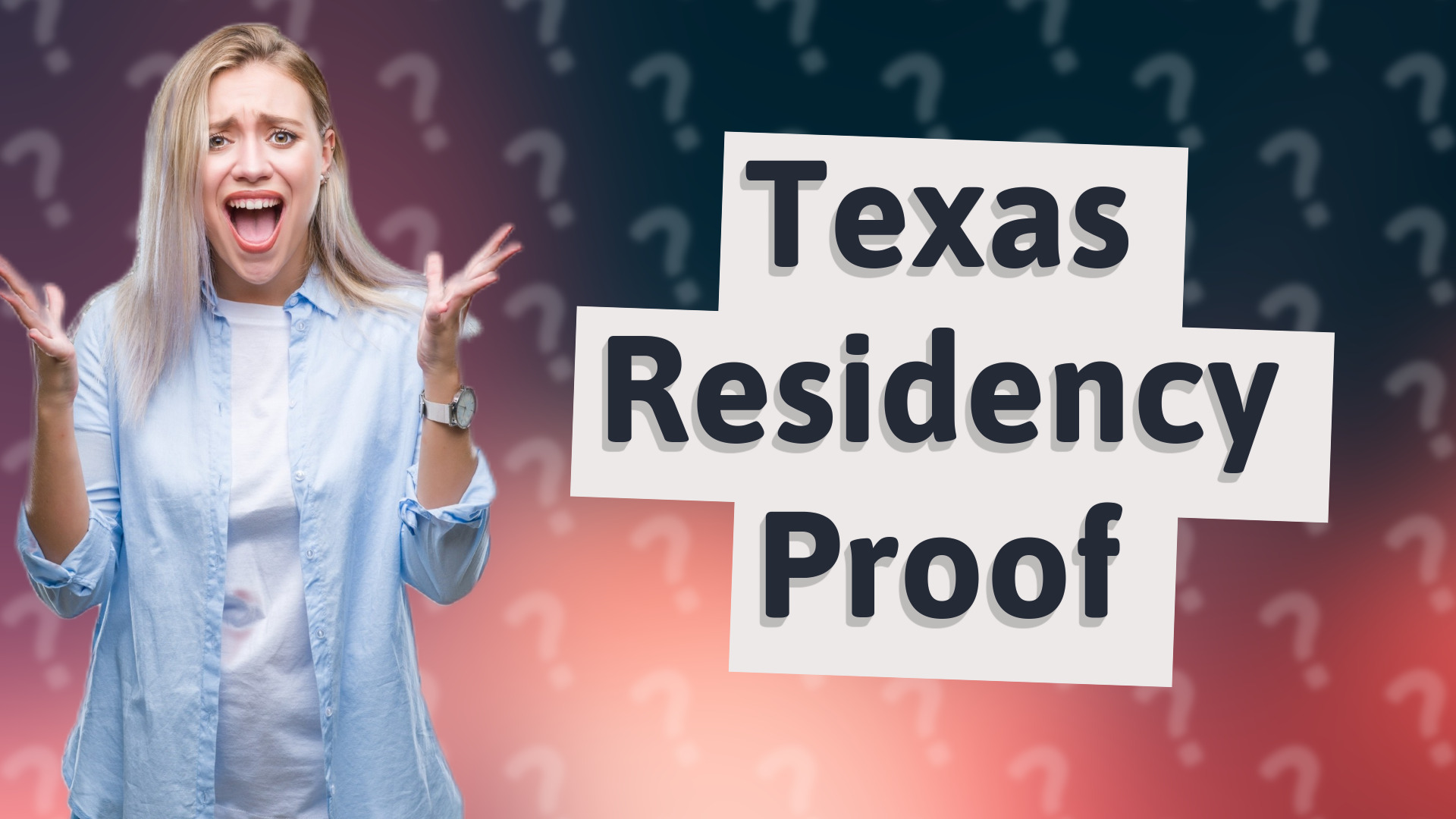 Texas Residency Proof