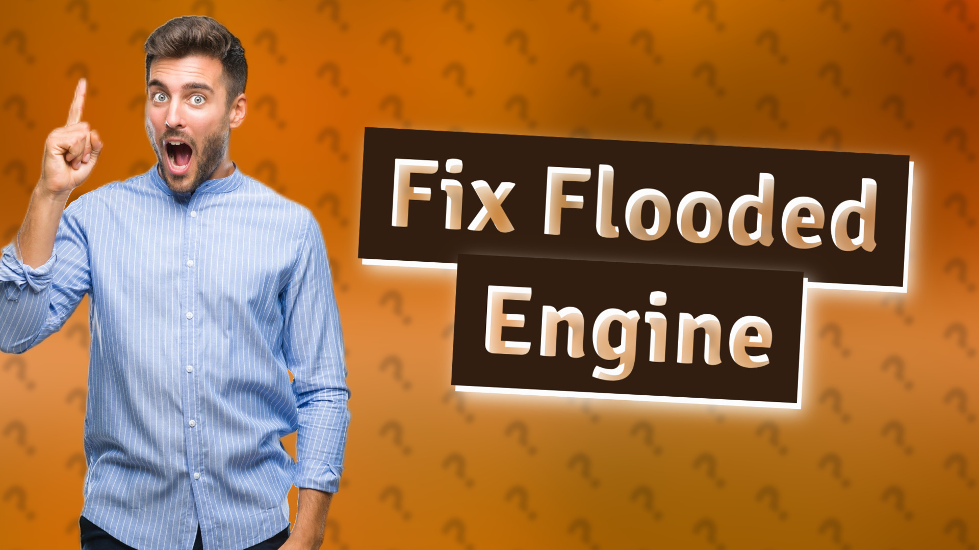 Fix Flooded Engine