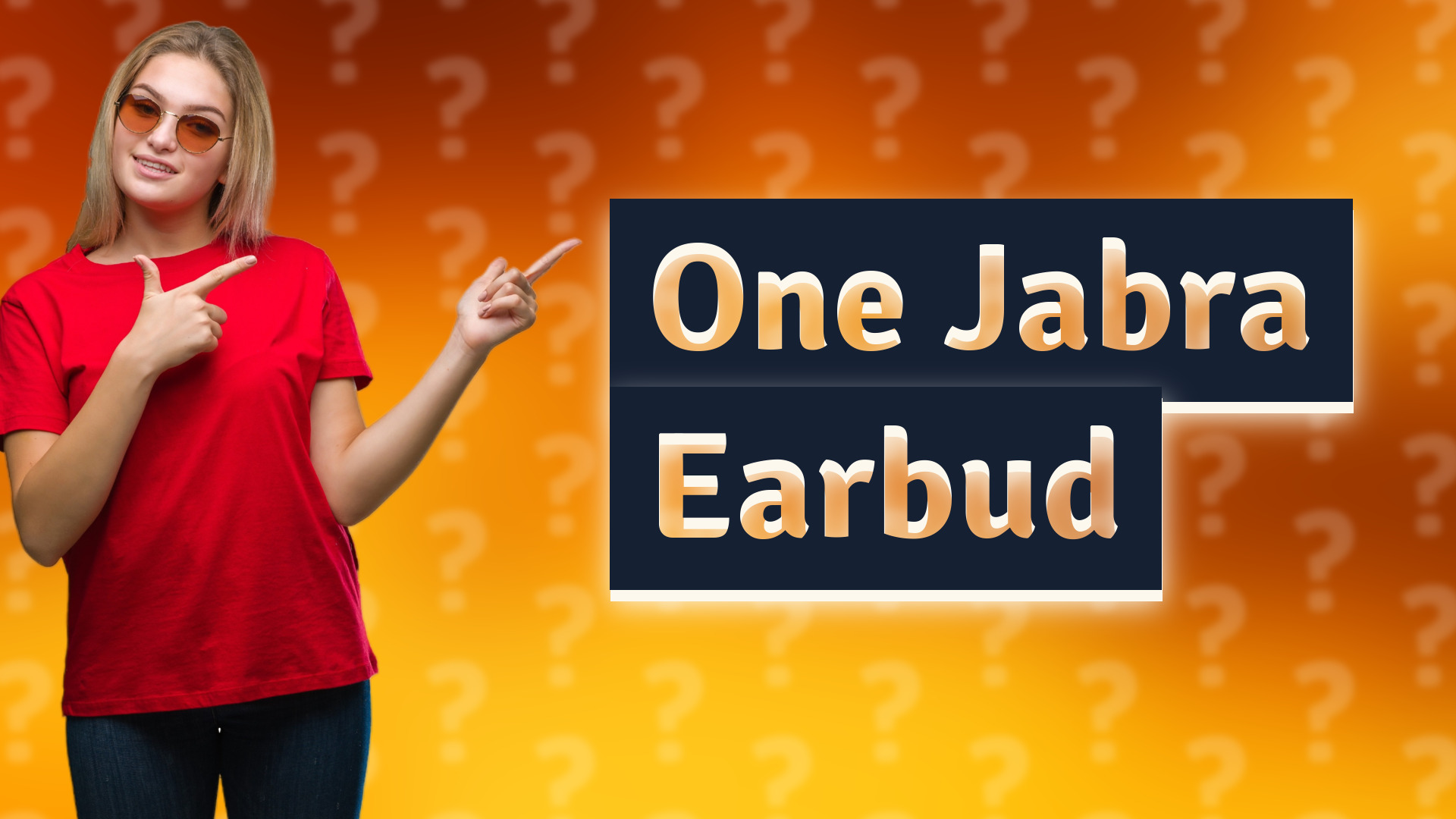 One Jabra Earbud