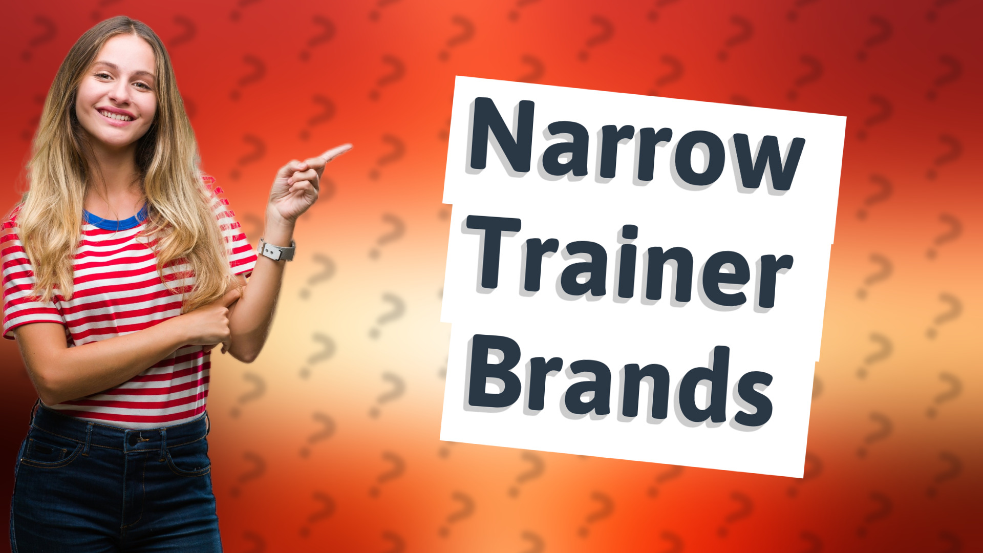 Narrow Trainer Brands