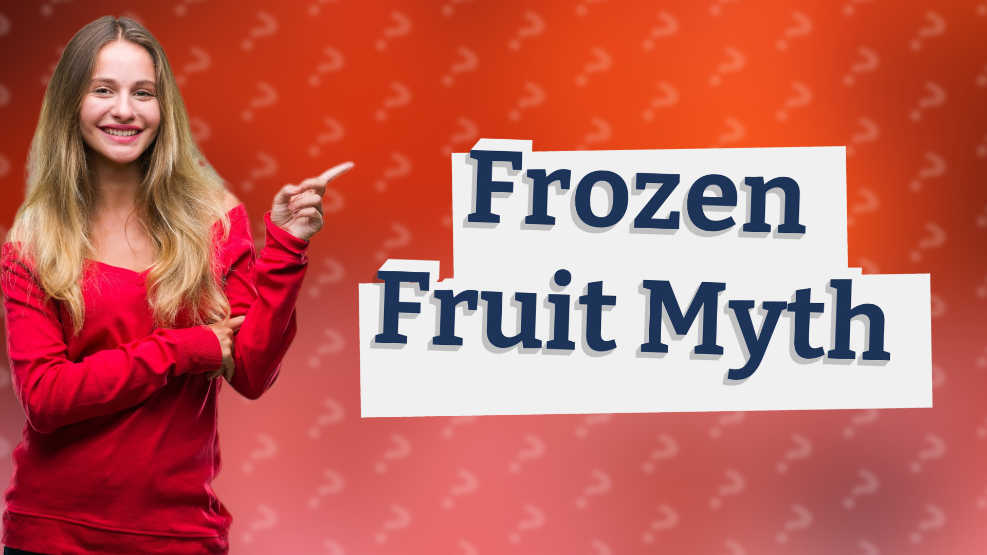 Frozen Fruit Myth