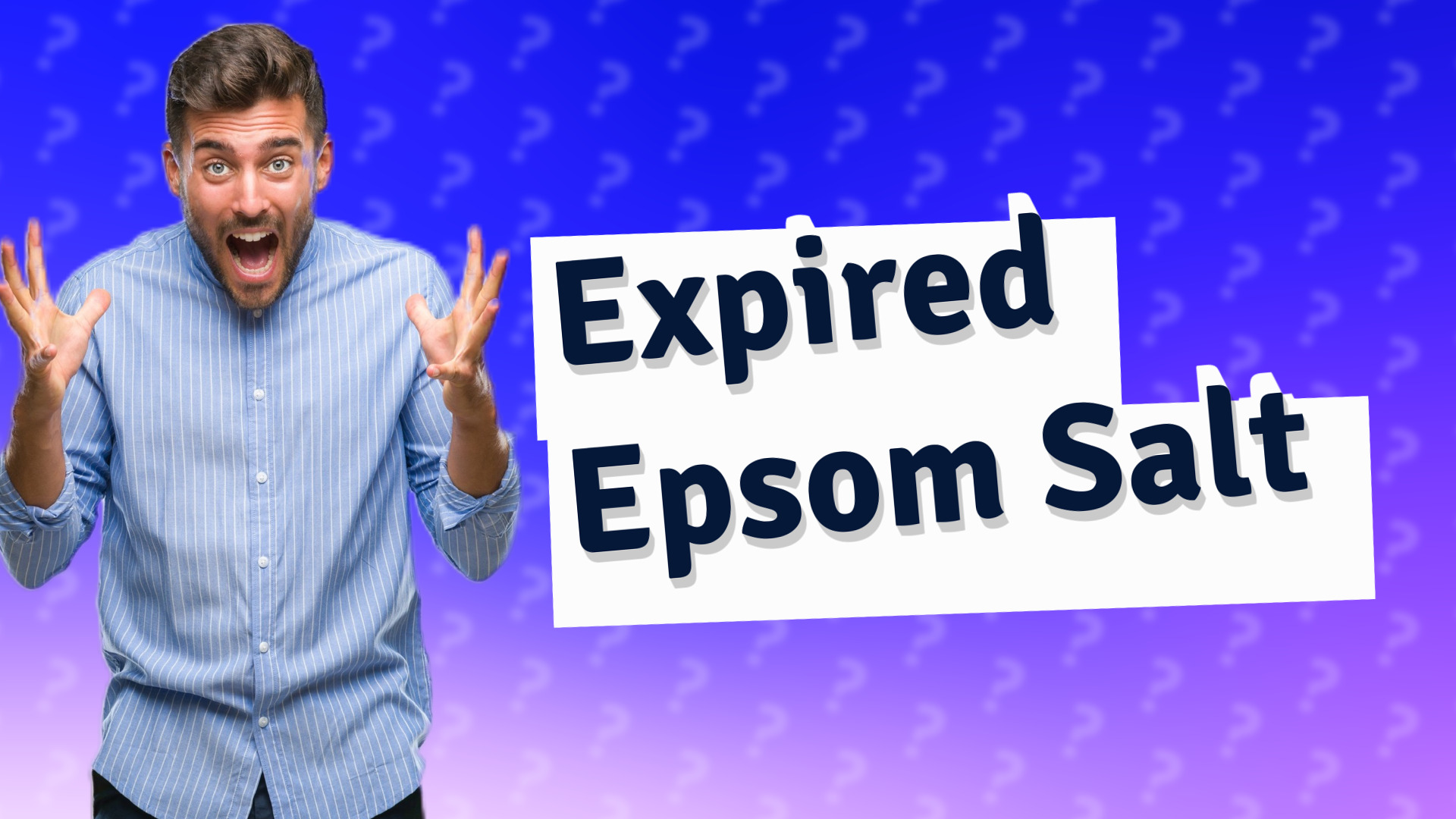 Expired Epsom Salt