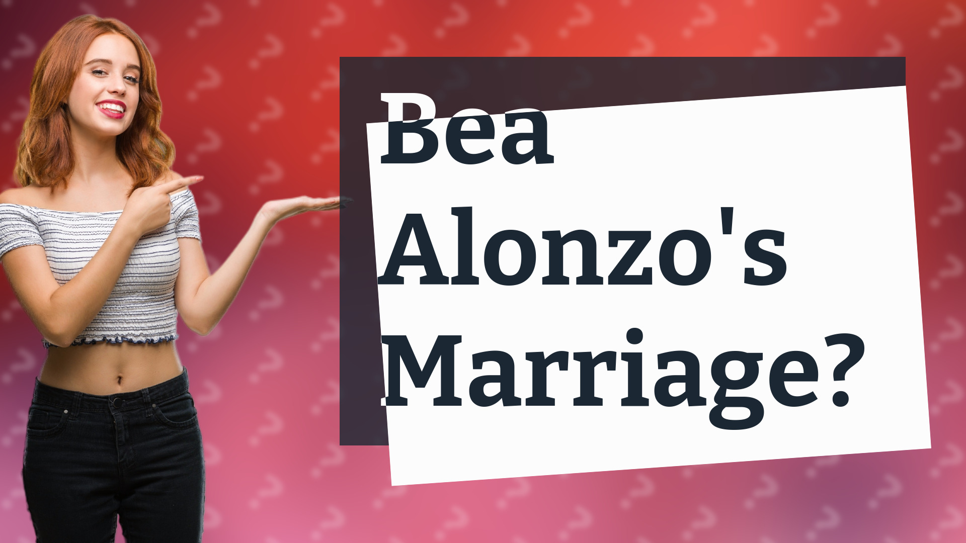 Bea Alonzo's Marriage?