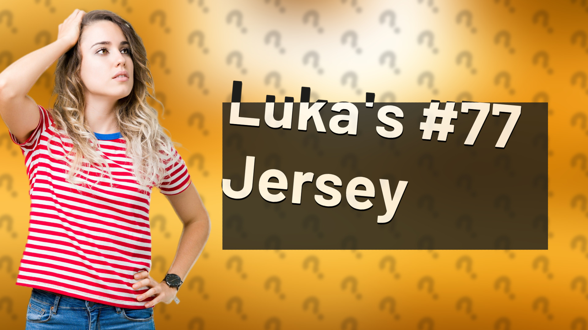 Luka's #77 Jersey