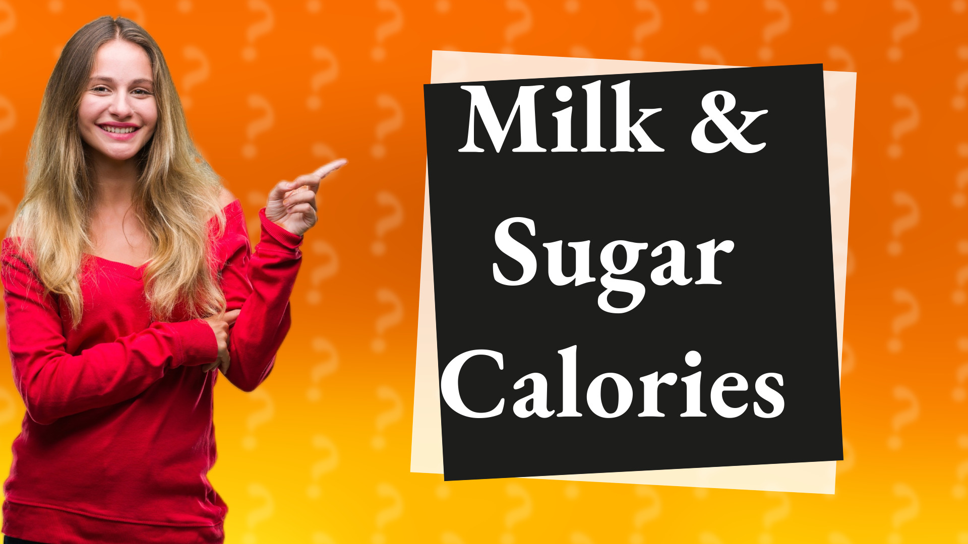 Milk & Sugar Calories