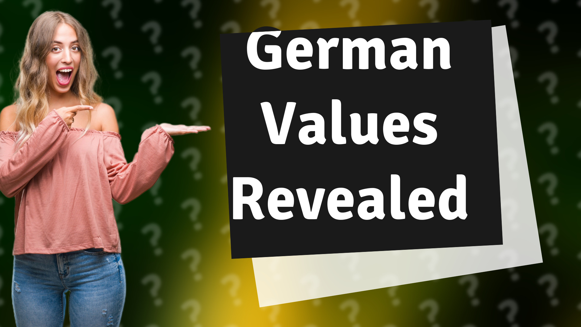 German Values Revealed