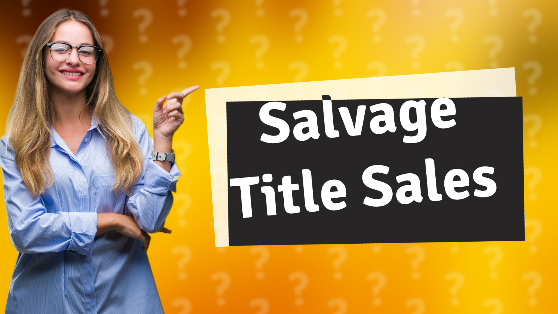 Salvage Title Sales