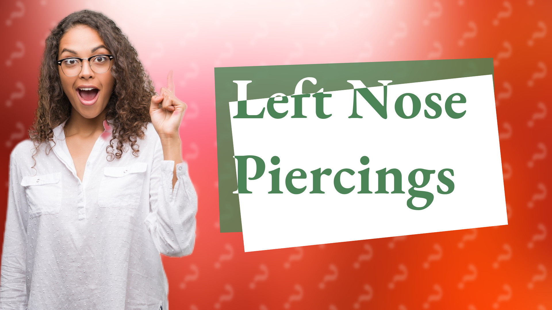 Left Nose Piercings