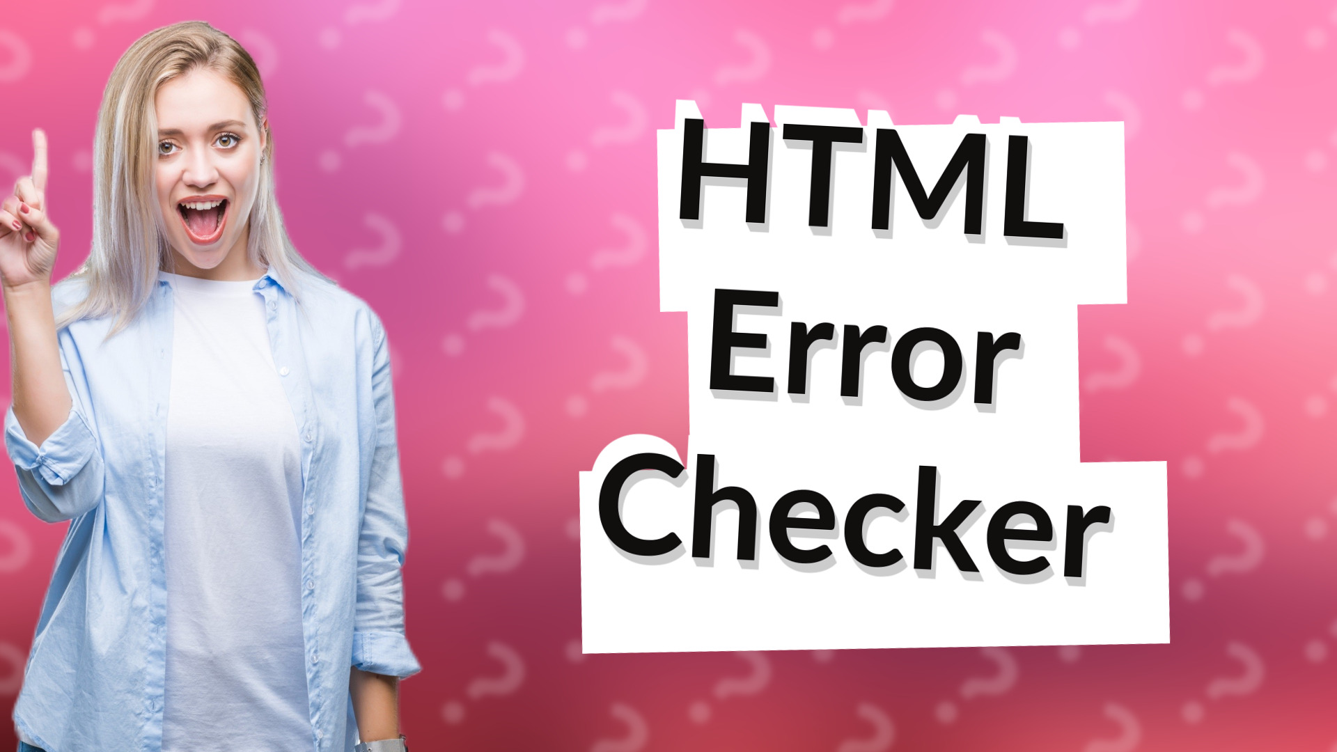 HTML Error Checker