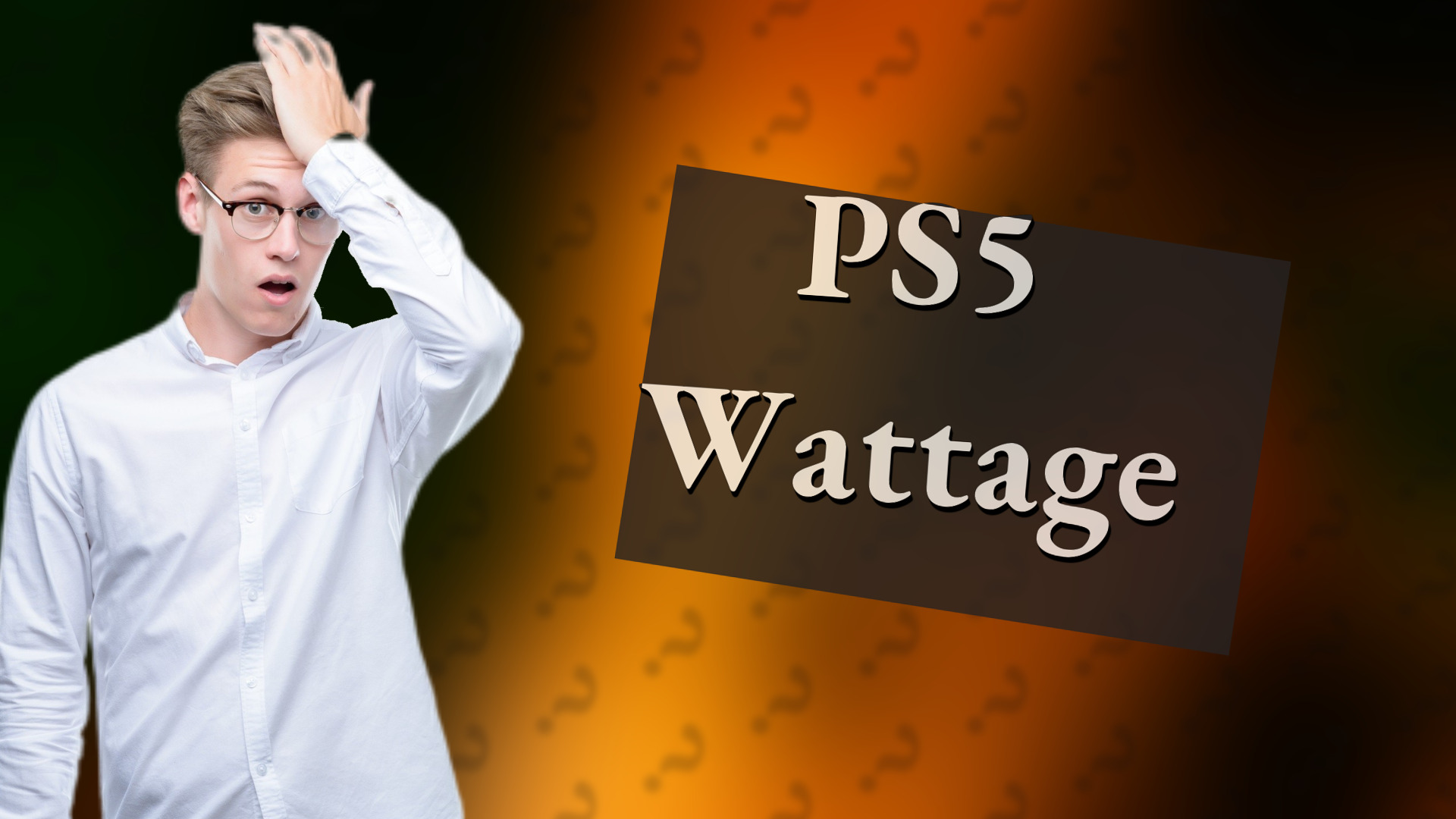 PS5 Wattage