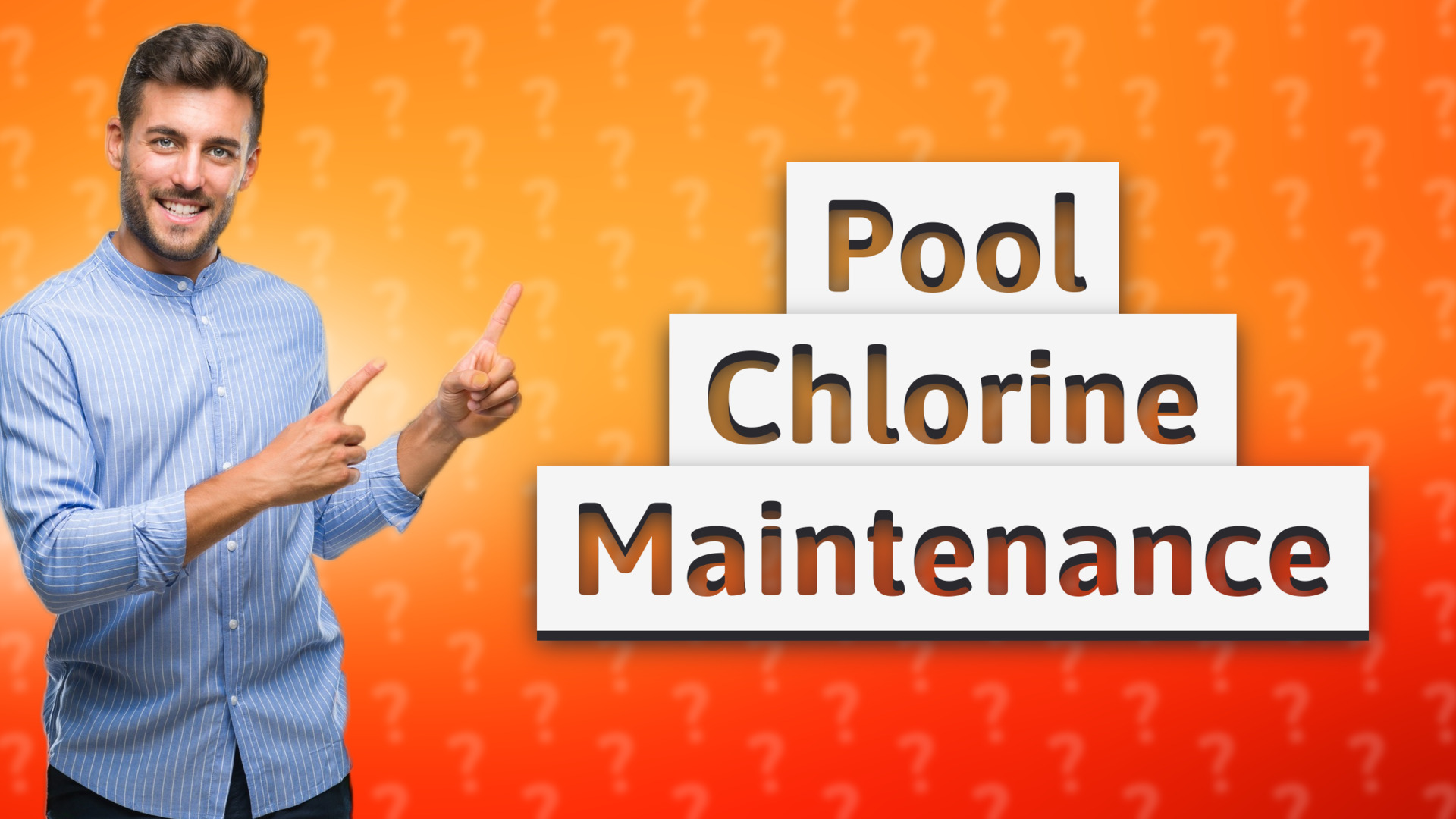 Pool Chlorine Maintenance