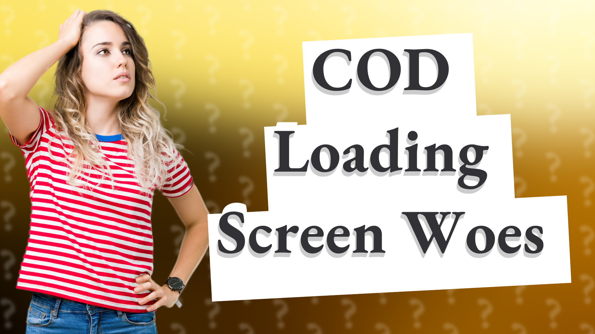 COD Loading Screen Woes
